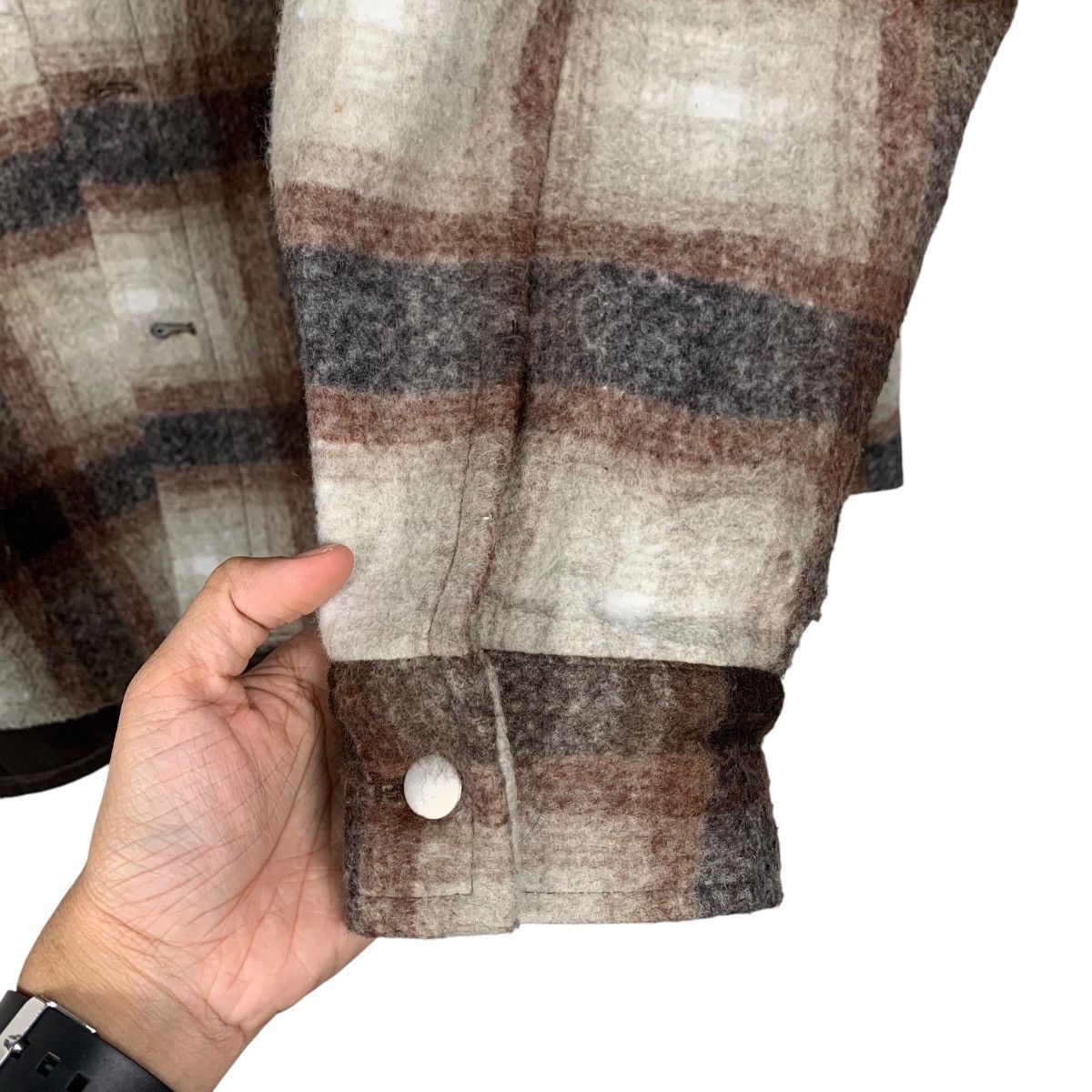 Flannel AZUL by Moussy Shadow Plaid Flannel Jacket #2132-C94 Size US XXL / EU 58 / 5 - 13 Thumbnail