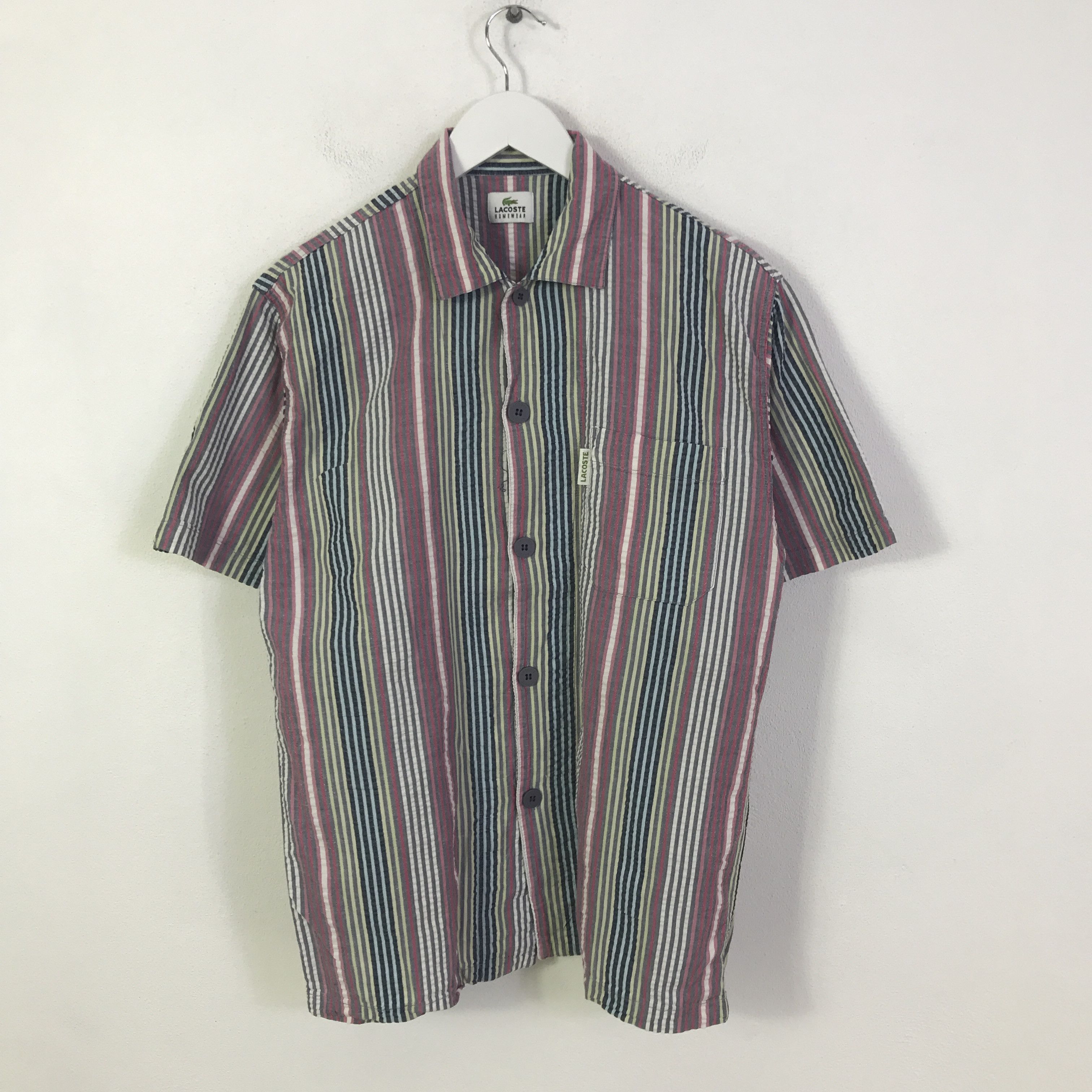 Lacoste Lacoste menswear multicolour button up shirts K93B21 Size US M / EU 48-50 / 2 - 1 Thumbnail