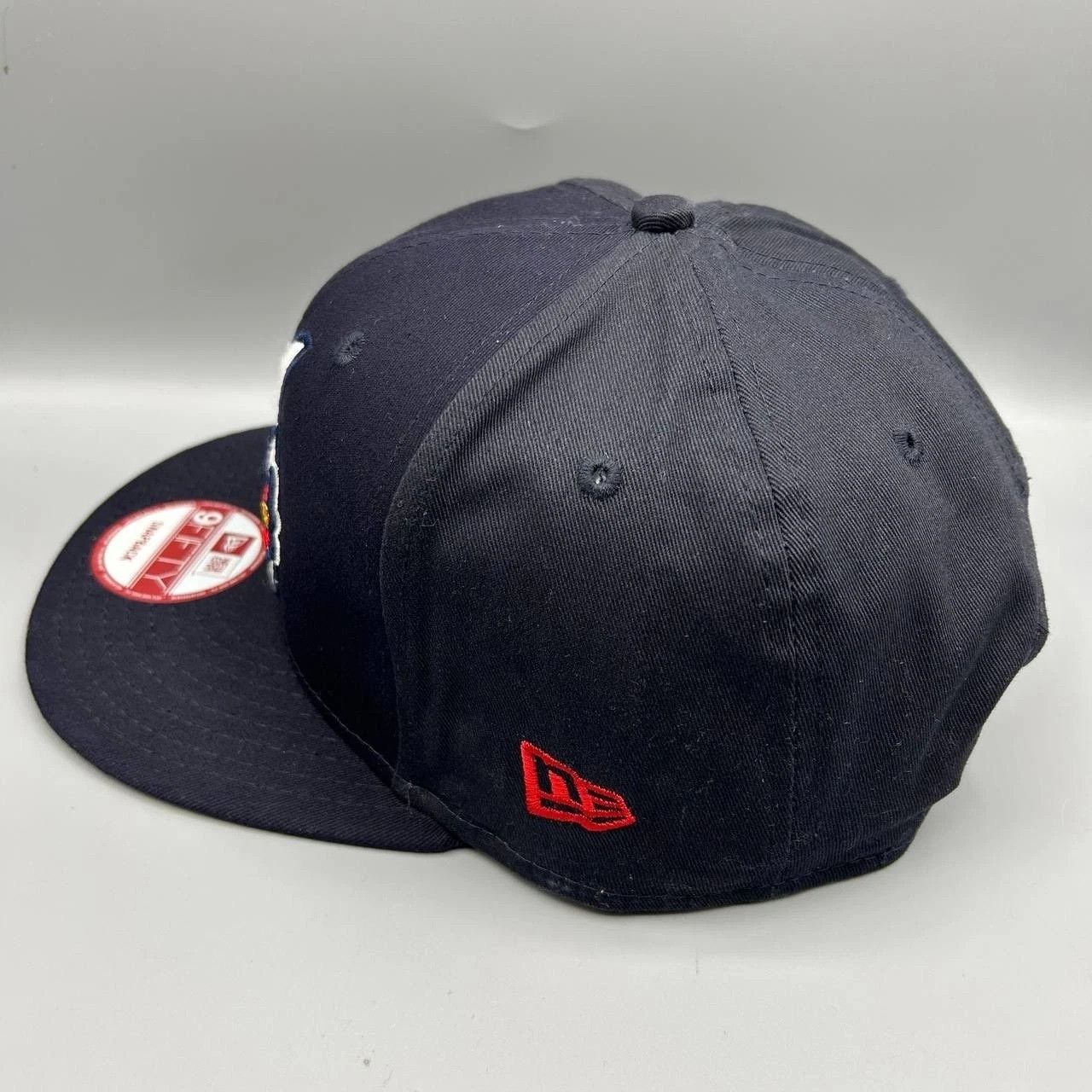 New Era Atlanta Braves Hat Men Black MLB Snap Back Cap Cotton Size ONE SIZE - 5 Thumbnail
