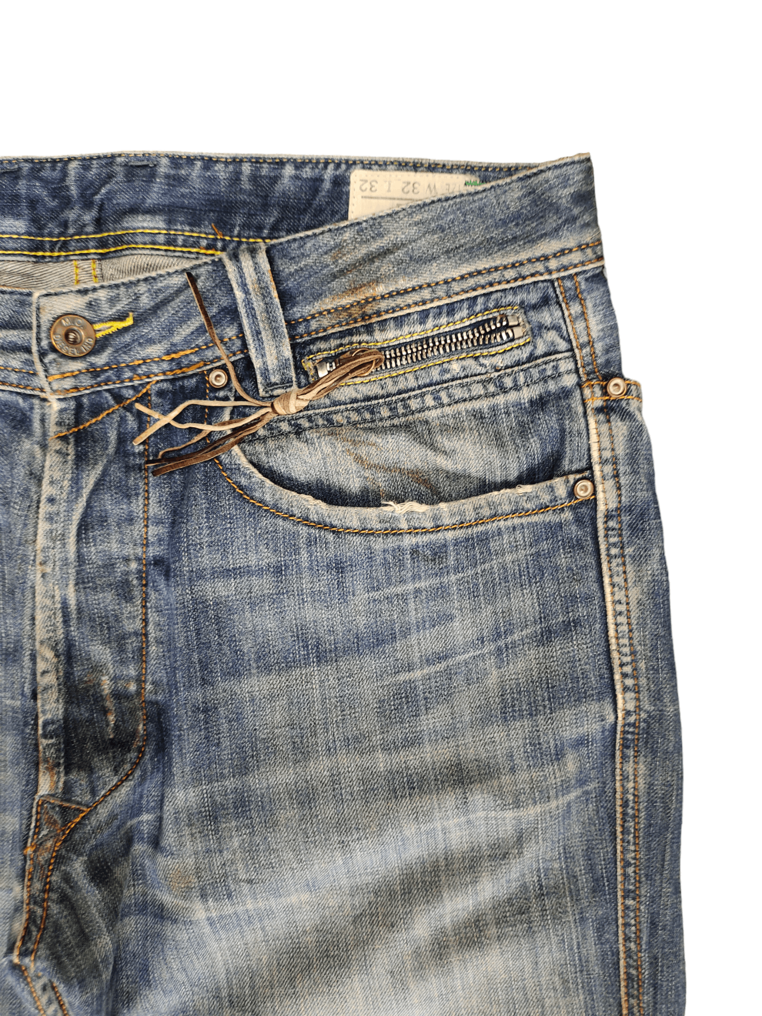 Diesel Vintage Y2k Diesel Paddom Distressed Denim Jeans Streetwear Size US 32 / EU 48 - 3 Thumbnail
