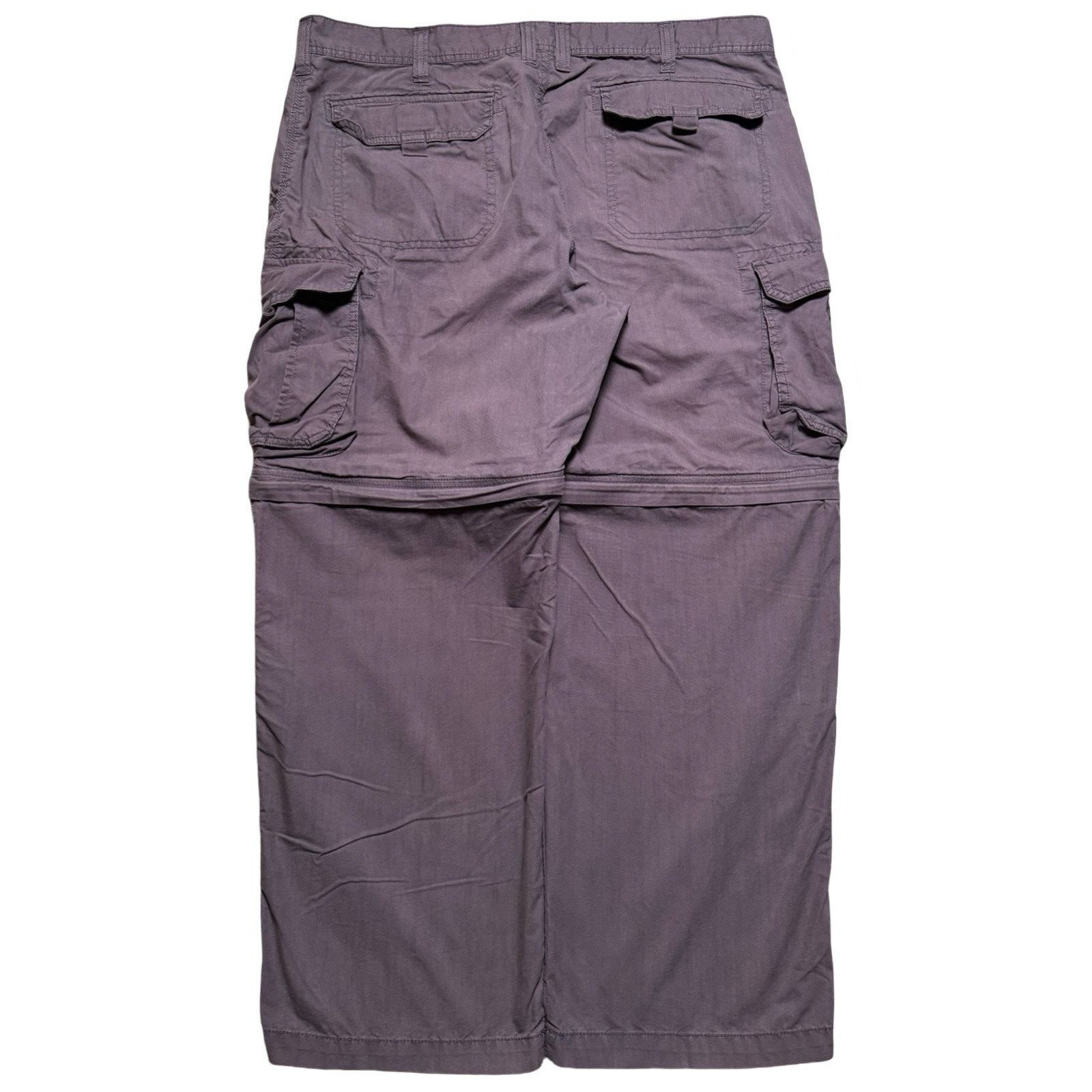 Sonoma Sonoma Y2K Faded Grey Cargo Pants Zip Short Skater 38 X 29 Size US 38 / EU 54 - 6 Thumbnail