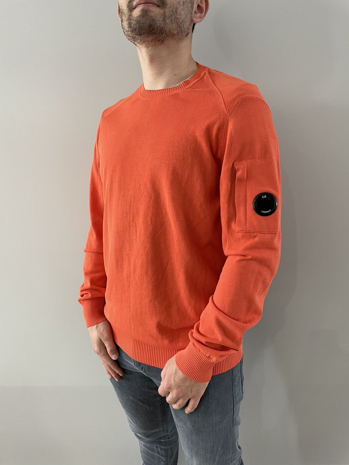 C.P. Company Auth Men's CP COMPANY Sweater sweatshirt Patch L/M RARE Size US L / EU 52-54 / 3 - 1 Thumbnail