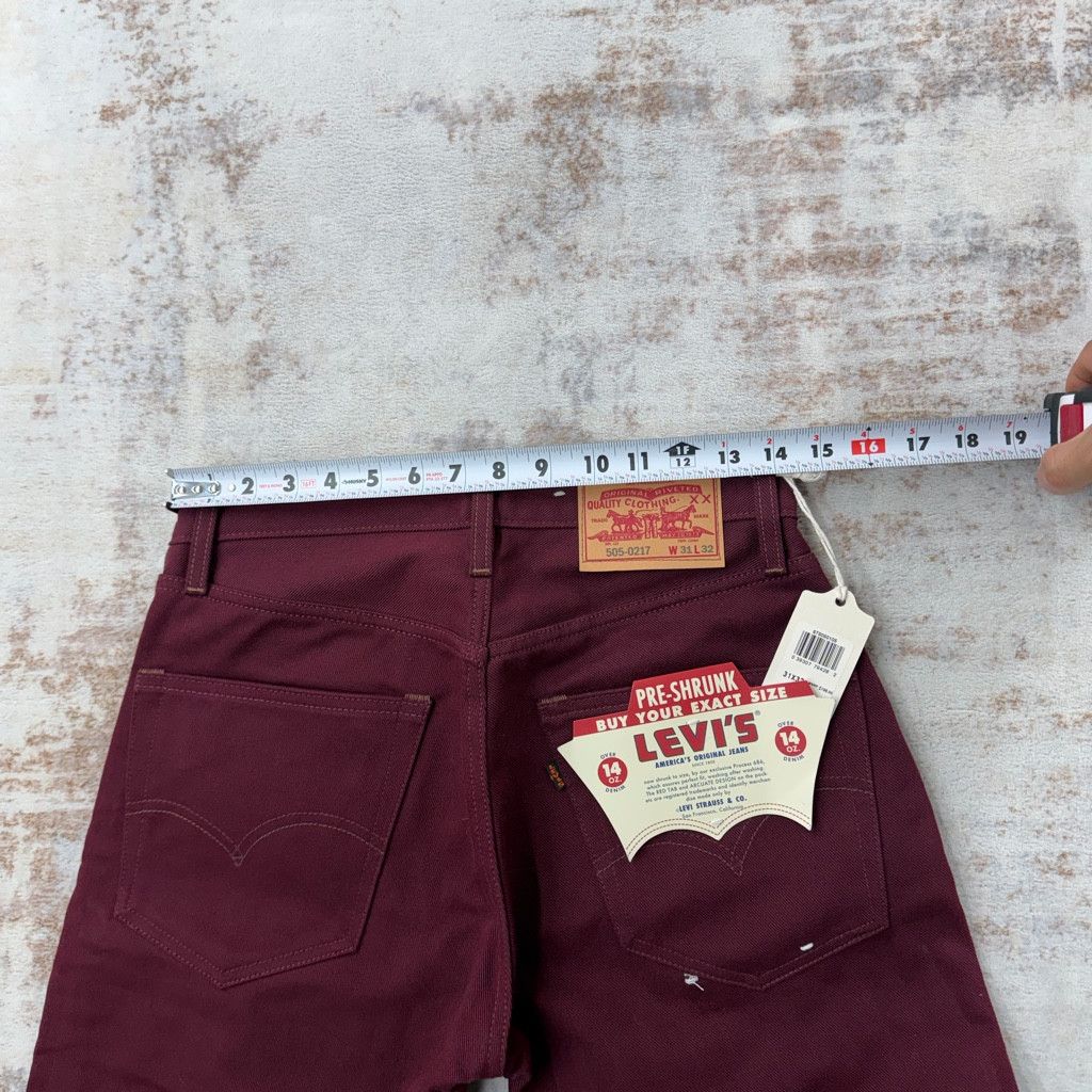 Levi's NWT Levis Men's Original Straight Leg Jeans Size 31 Size US 31 - 7 Thumbnail