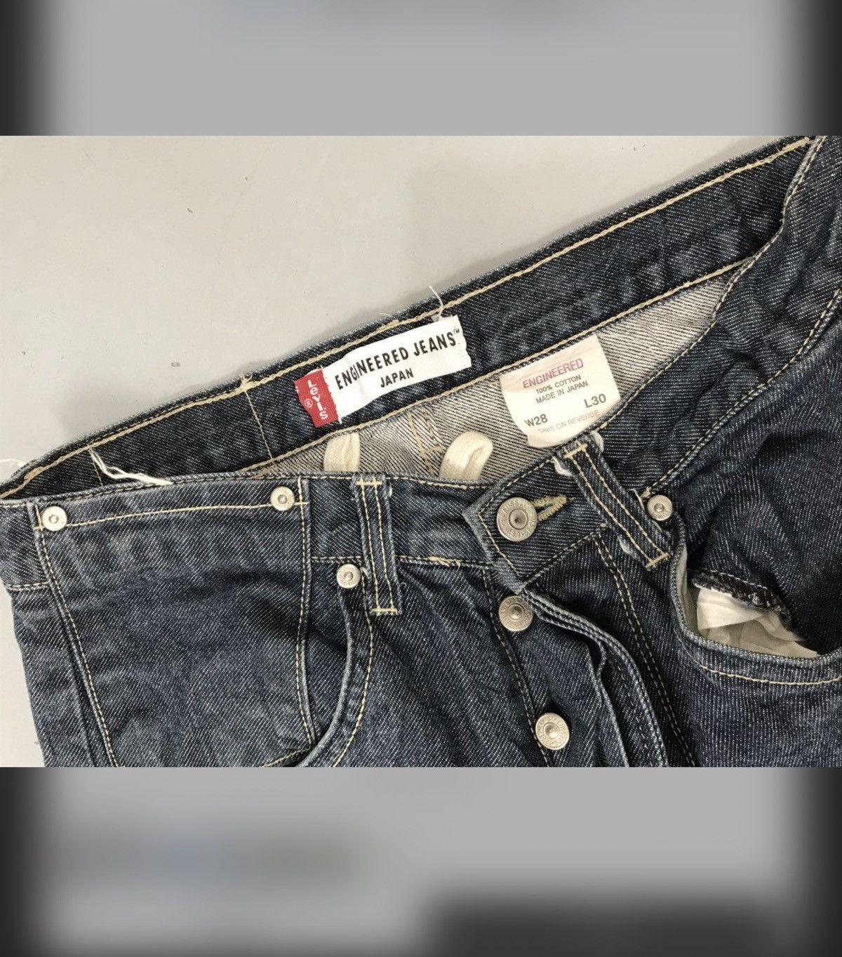 Levi's Vintage Levi’s engineer jeans denim made in japan Size US 30 / EU 46 - 2 Thumbnail