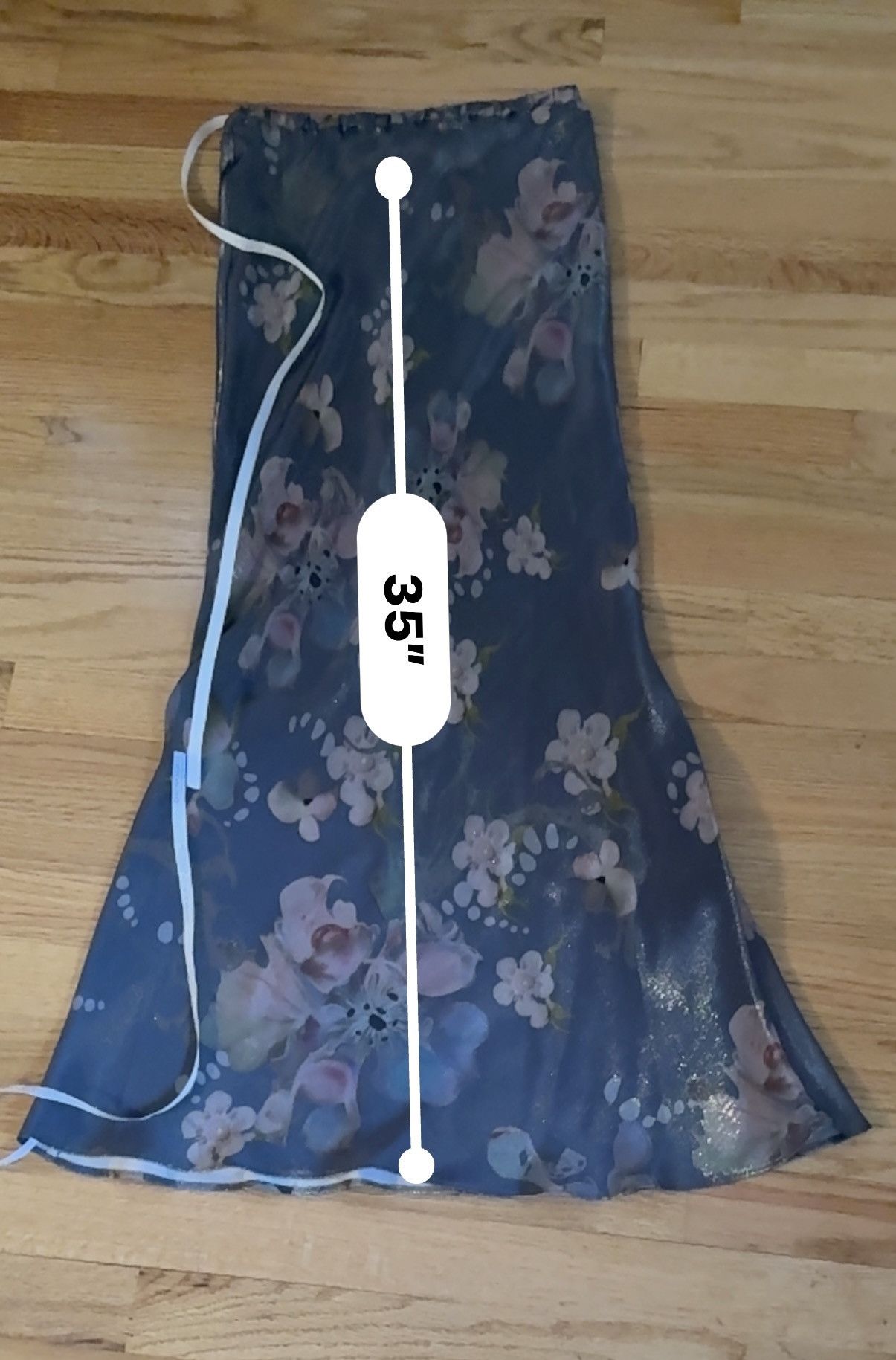 Cynthia Rowley CLAUDE SILK LAMÉ SKIRT Size 25" / US 0 / IT 36 - 3 Thumbnail