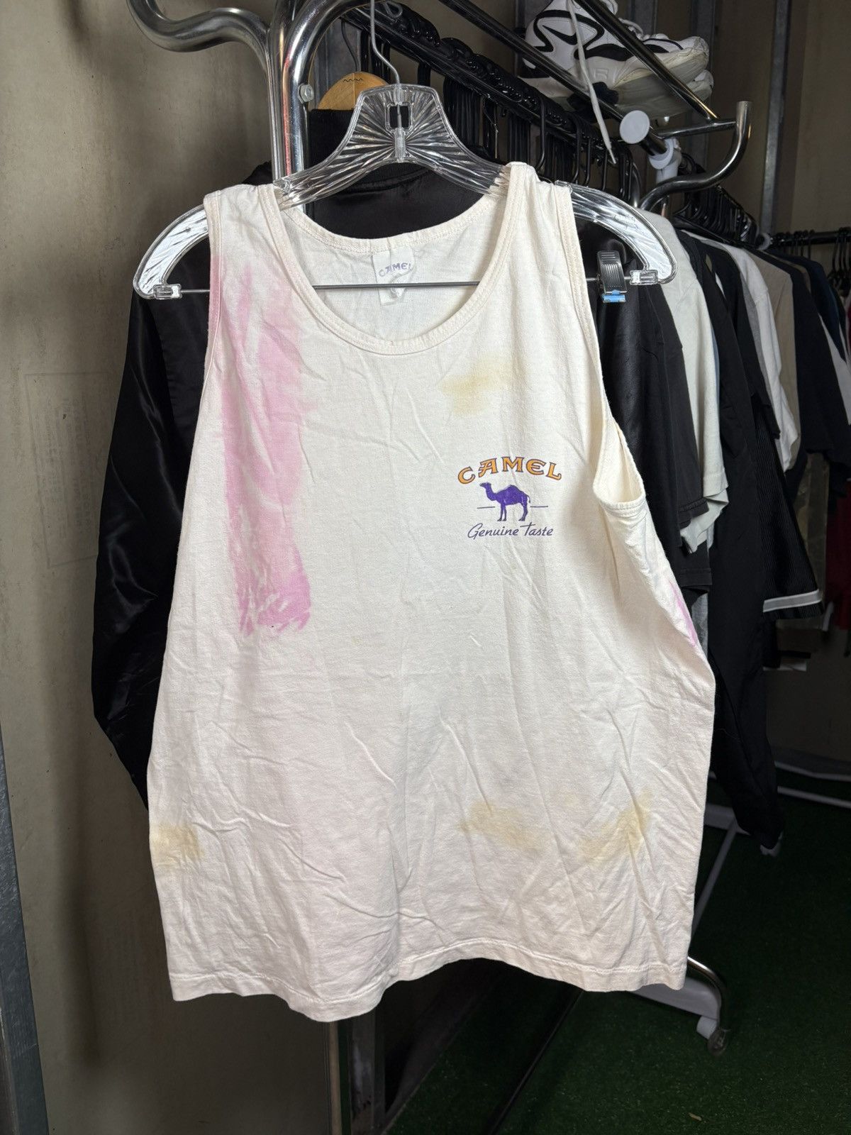Camel × Vintage 1995 Camel Promo Tank Top Shirt Size US XL / EU 56 / 4 - 1 Thumbnail