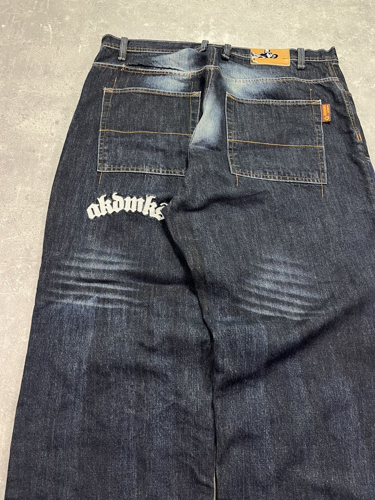 Akademiks 2000s Y2K Akademiks Washed Mega Baggy Denim Jeans 40 Size US 40 / EU 56 - 11 Thumbnail