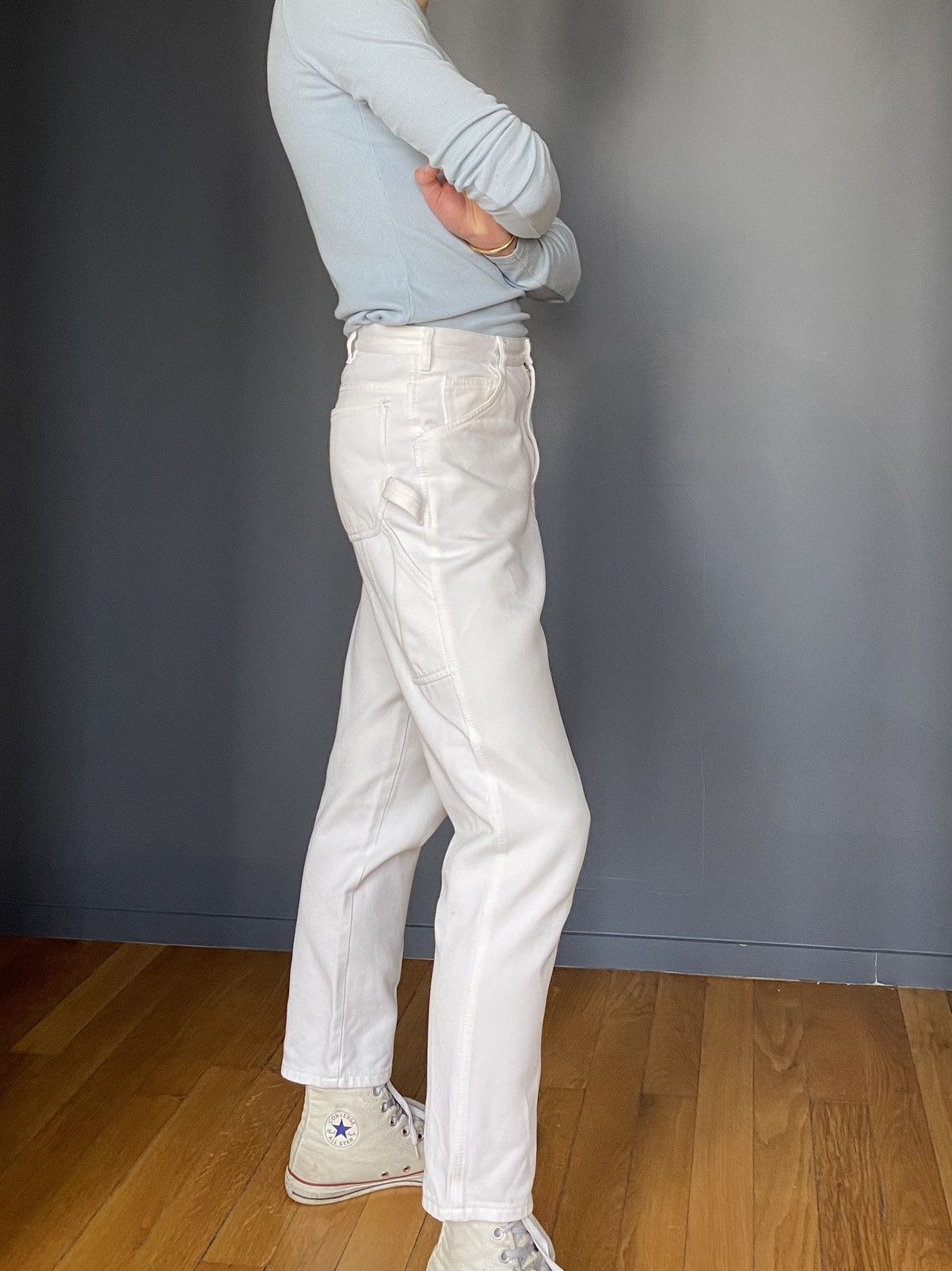 A.P.C. APC - White Carpenter Pants - 2017 Size US 28 / EU 44 - 4 Thumbnail