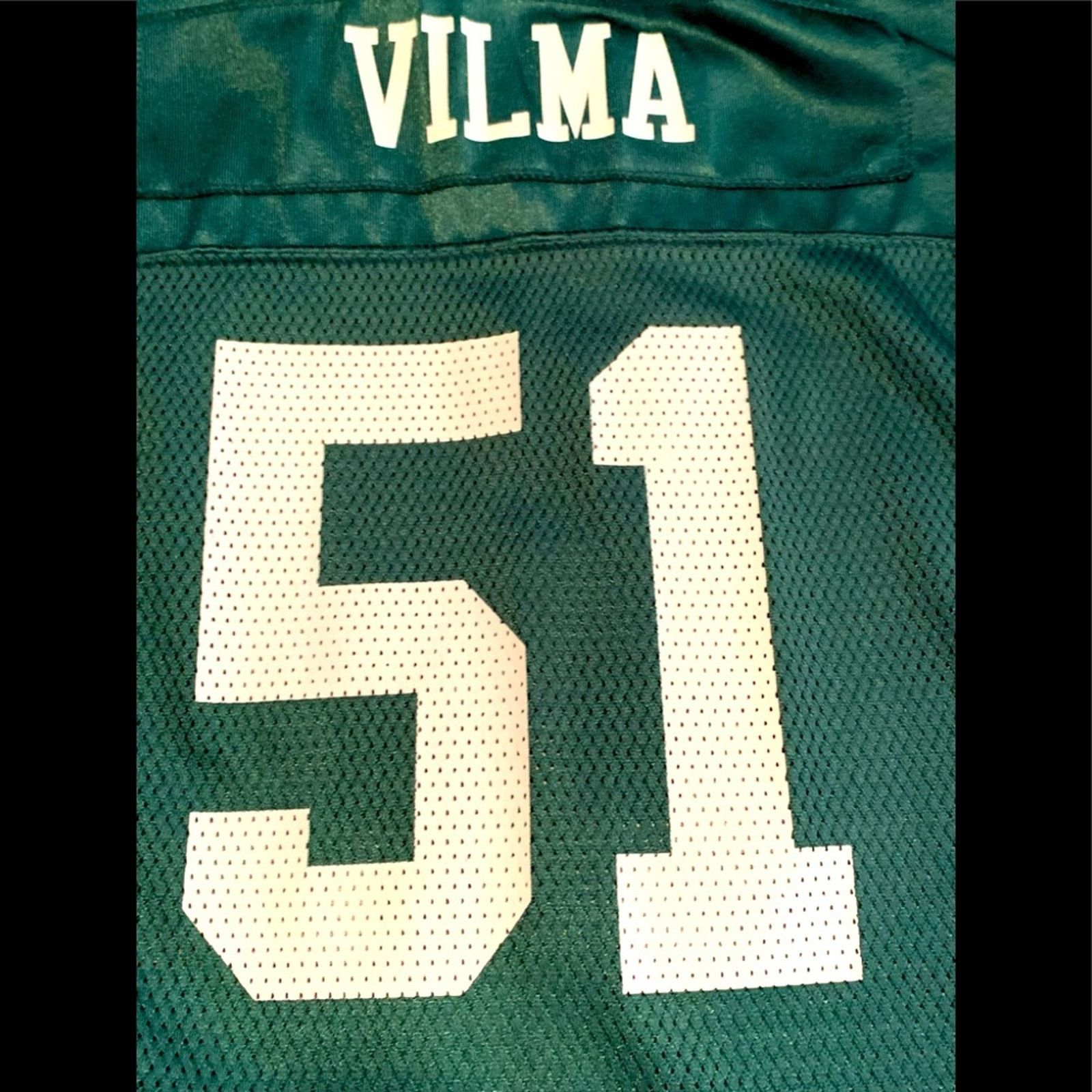 Reebok NEW YORK JETS JOHNATHAN VILMA #51 REEBOK YOUTH JERSEY LARGE Size US S / EU 44-46 / 1 - 5 Thumbnail