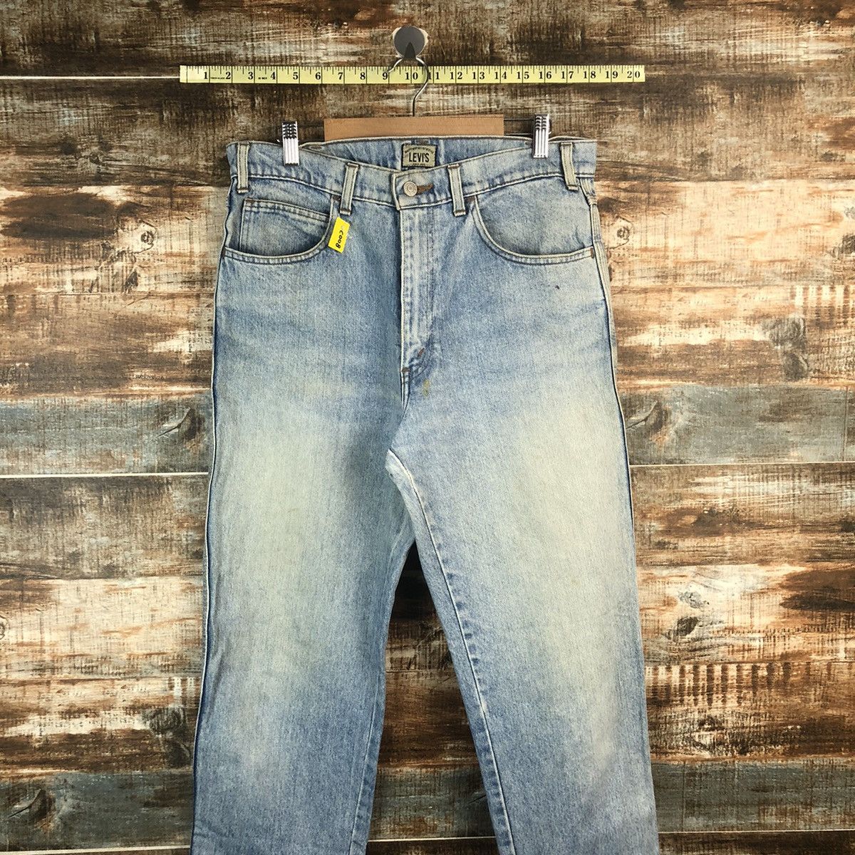 Levi's DLL Levis 636 Vintage faded Blue Denim Pants #C008 Size US 33 - 2 Thumbnail