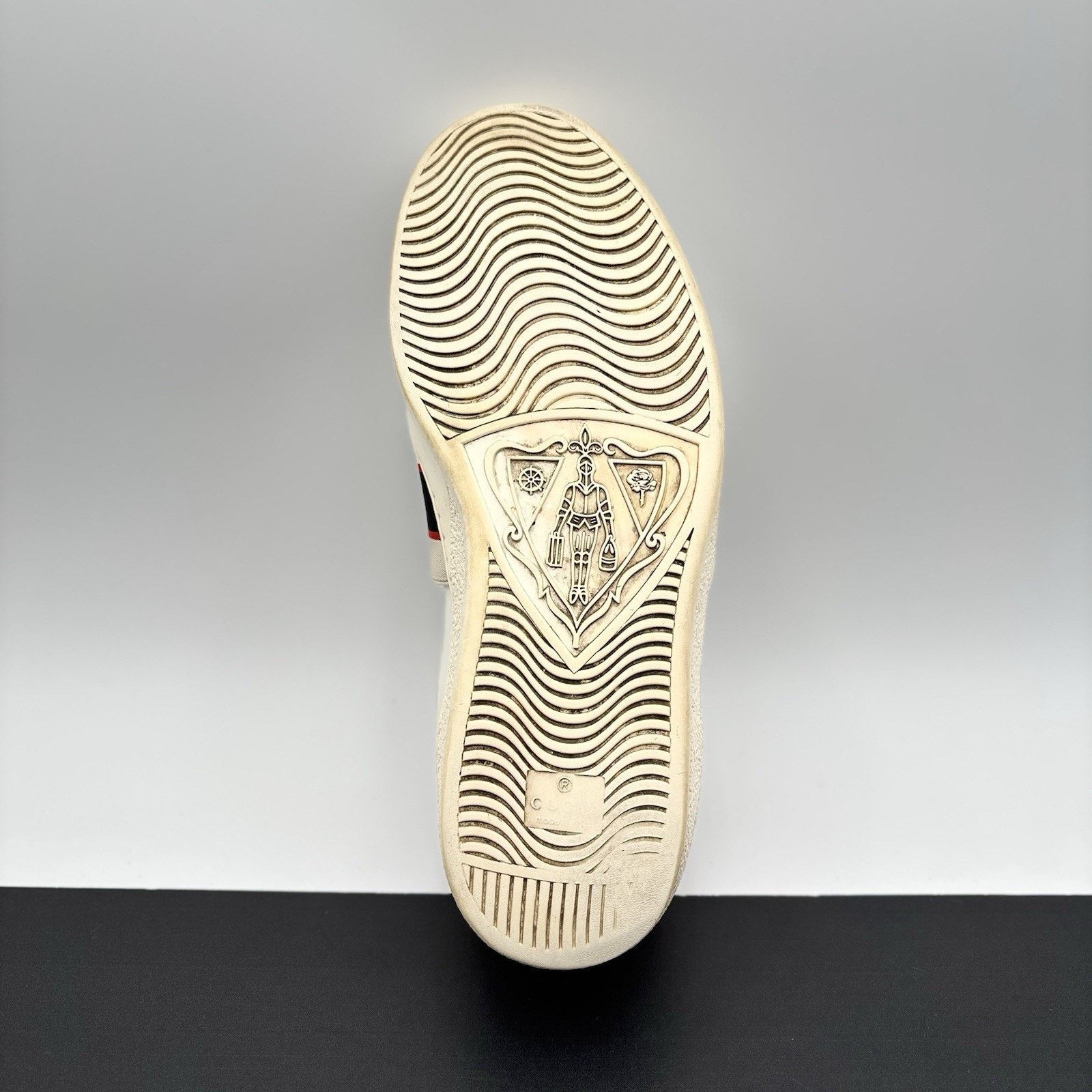 Gucci Size 9 G (9.5 US) - Gucci Ace Leather With Strap ' White ' Size US 9.5 / EU 42-43 - 17 Thumbnail