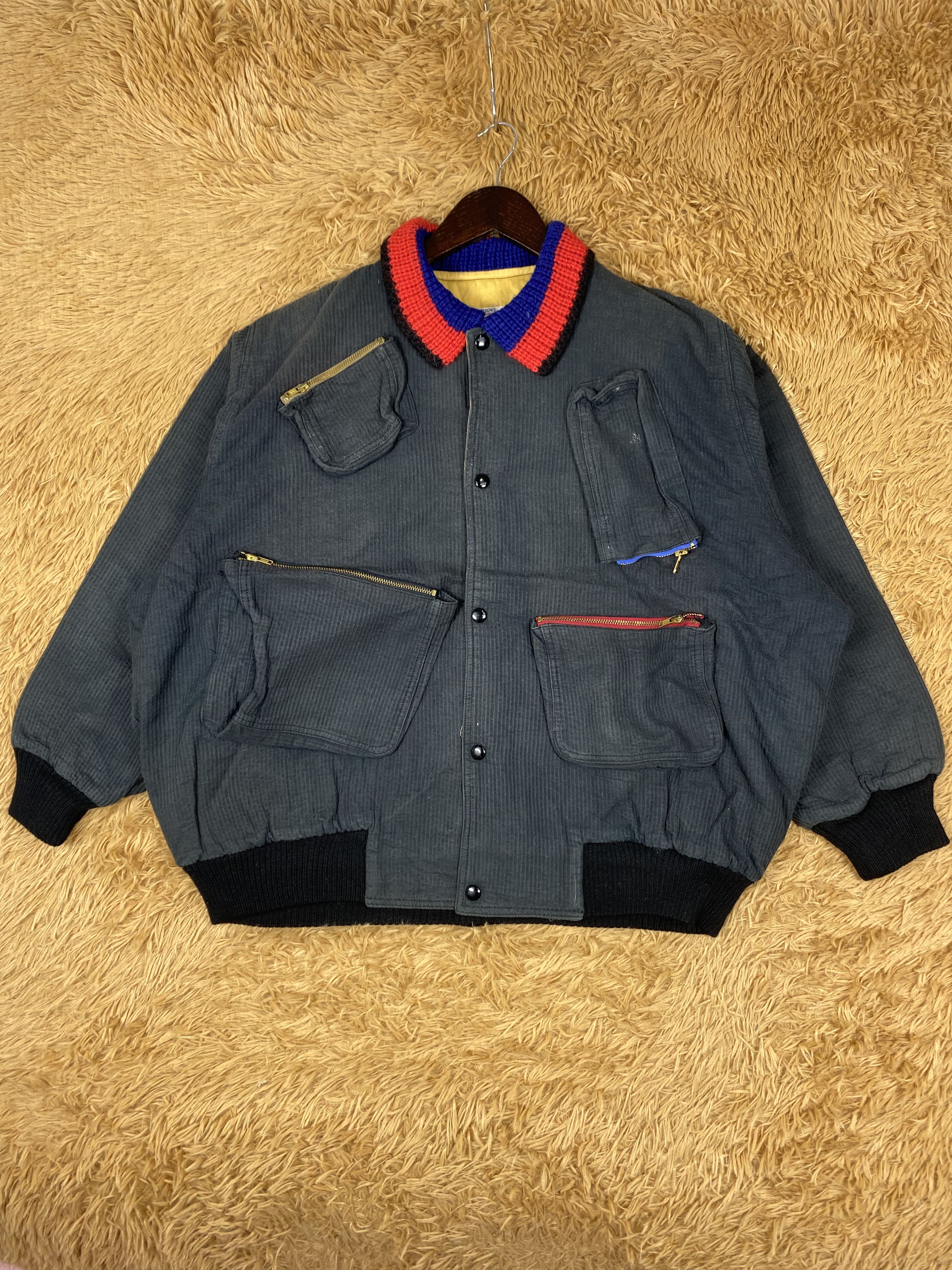 PERSON'S Vintage Person's 3D Multi pocket Jacket DJ0955 Size US XL / EU 56 / 4 - 1 Thumbnail