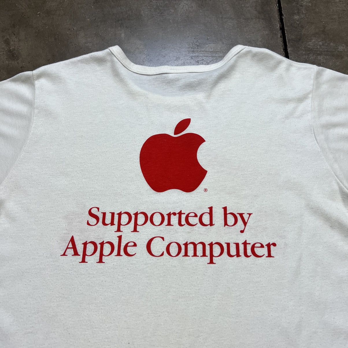 Apple × Vintage Vintage 80s Apple Computers Macintosh Tech Graphic Tee Size US XL / EU 56 / 4 - 2 Thumbnail