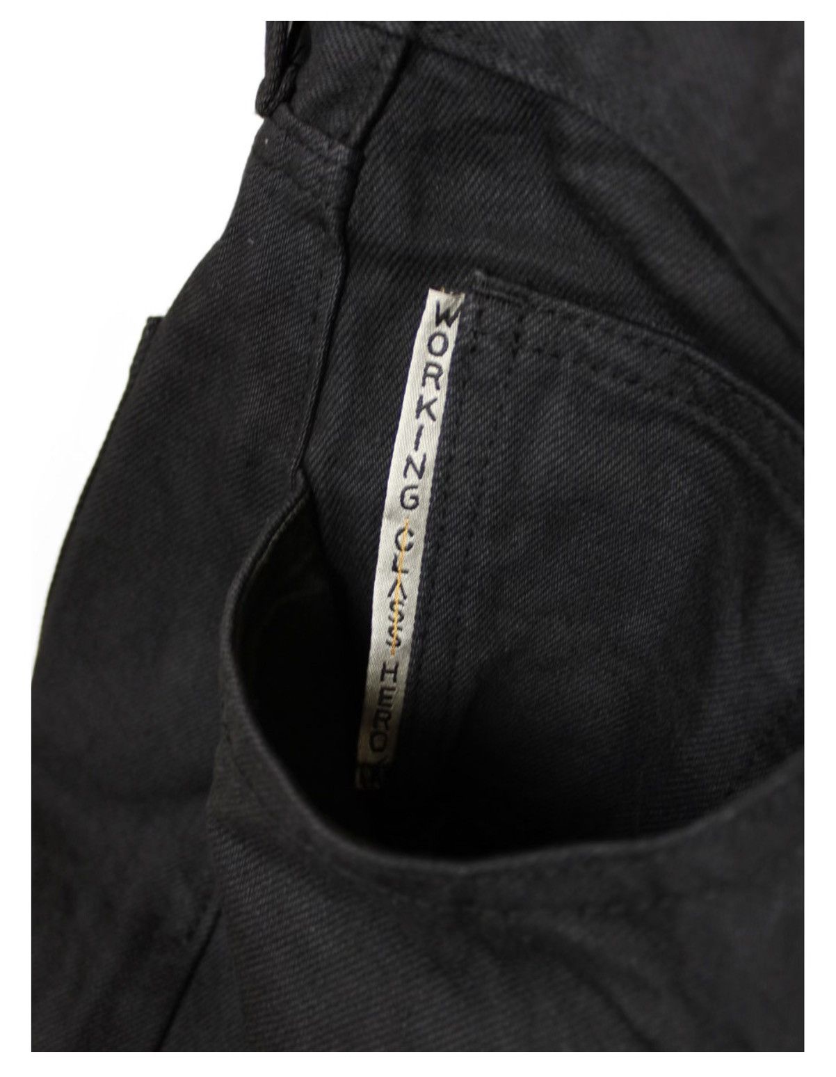 Kapital 14oz Black x Black Denim Club Baggy 5-Pocket Pants Size US 32 / EU 48 - 12 Thumbnail