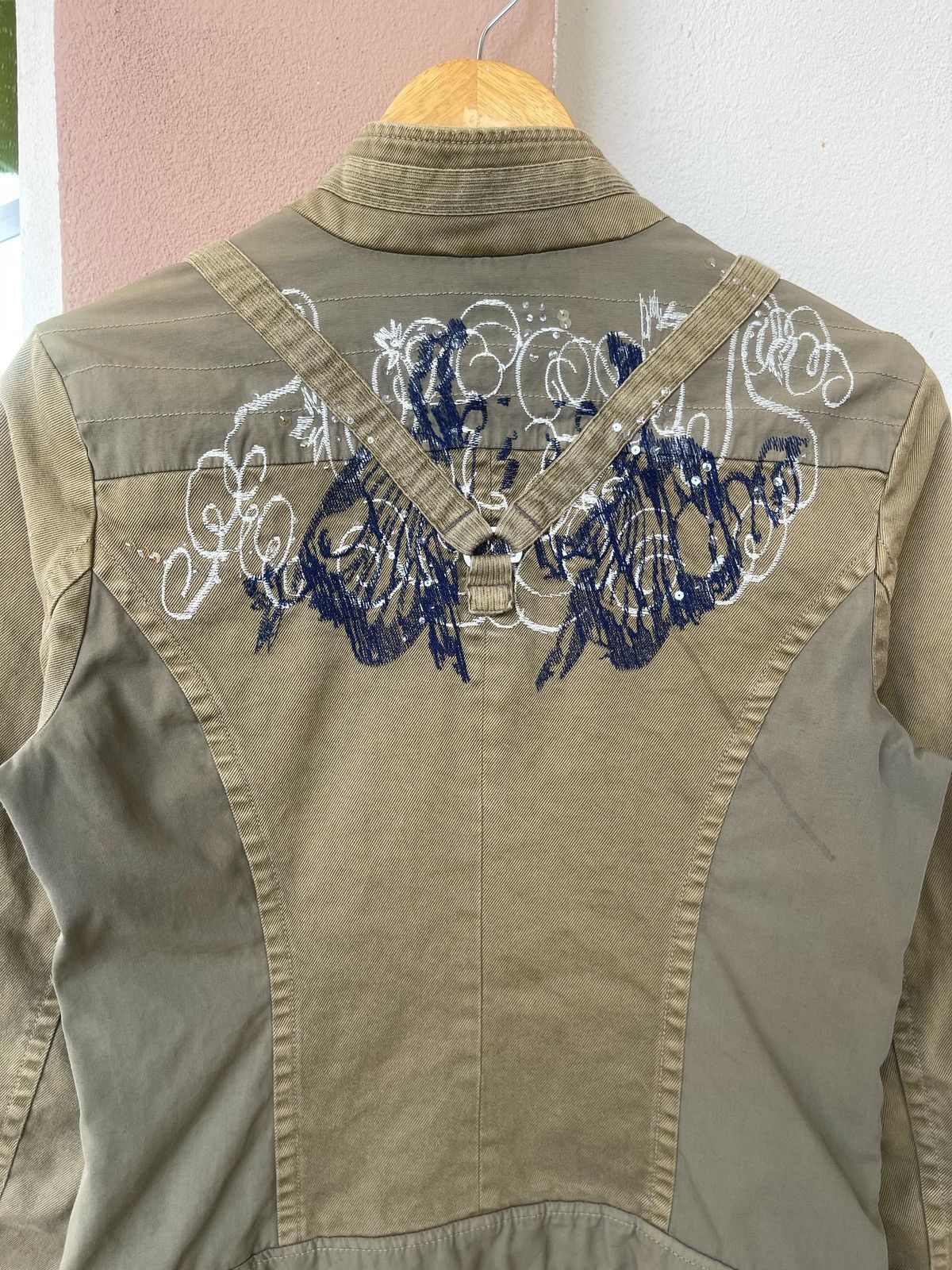 Designer × Diesel × Vintage Spring Summer Wind Diesel Parachute Jacket Size M / US 6-8 / IT 42-44 - 20 Thumbnail