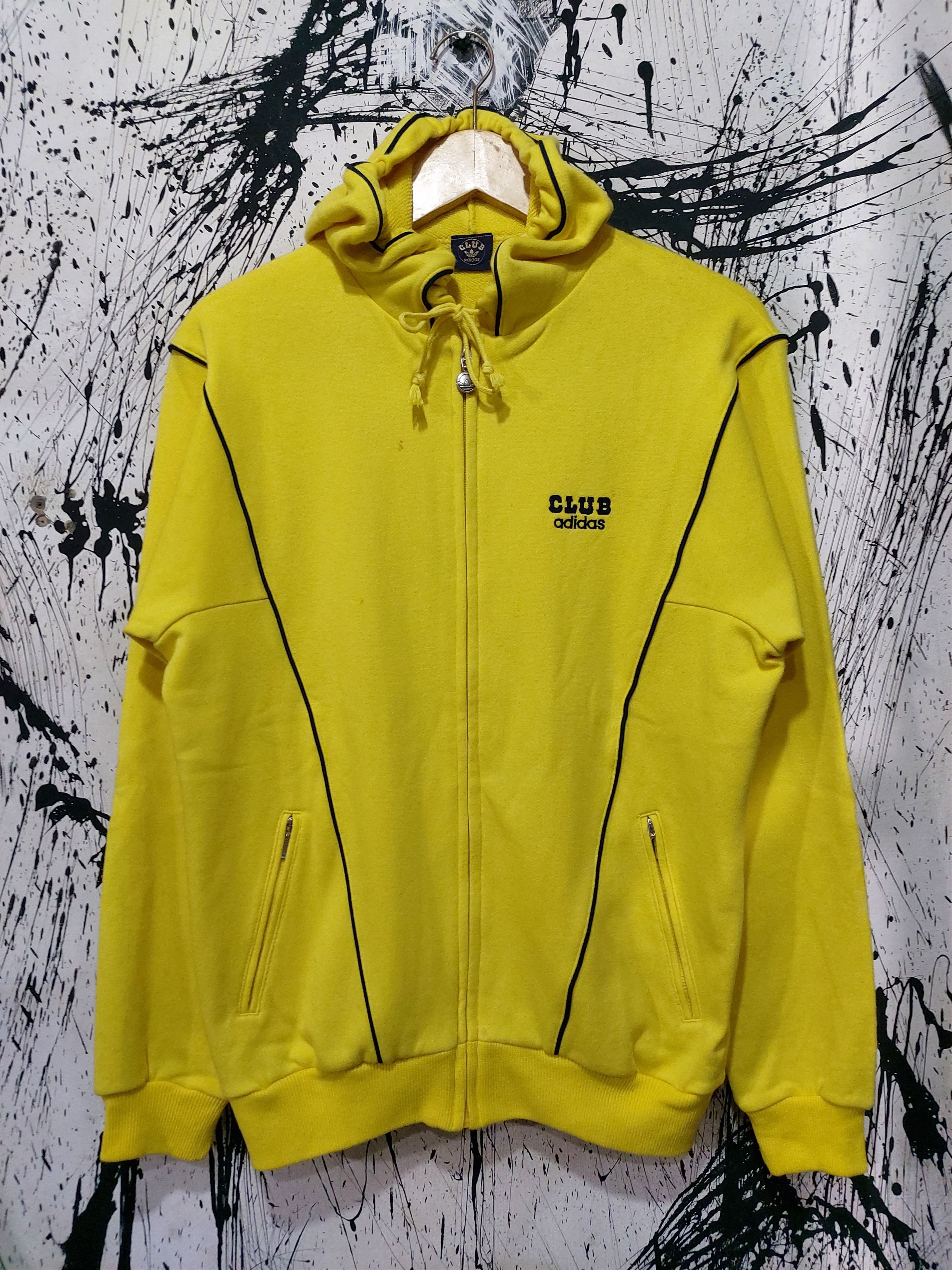 Adidas × Vintage 80'S VINTAGE ADIDAS CLUB HOODIE Size US L / EU 52-54 / 3 - 1 Thumbnail