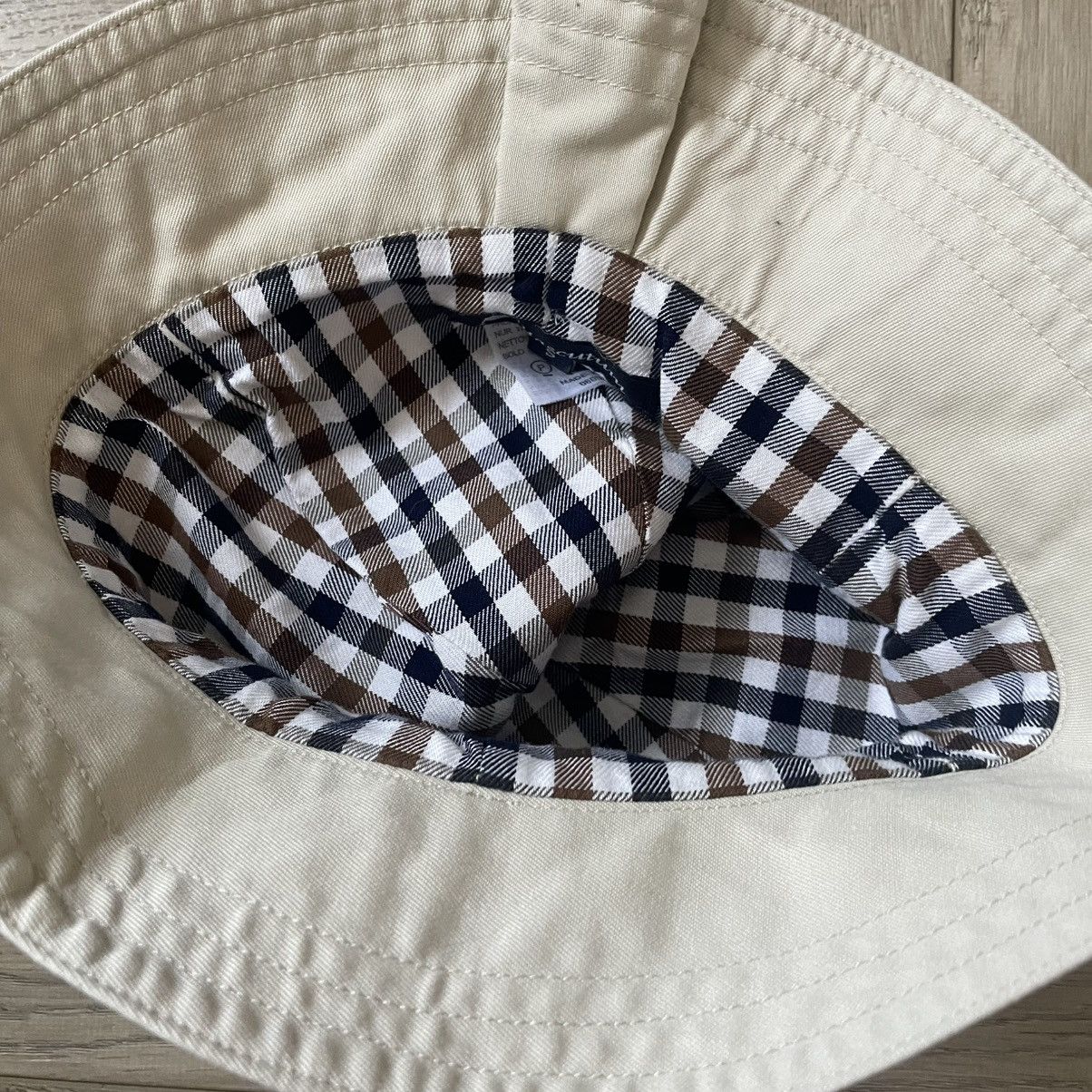 Aquascutum Aquascutum Vintage Signature Check Safari Bucket Hat Size ONE SIZE - 2 Thumbnail