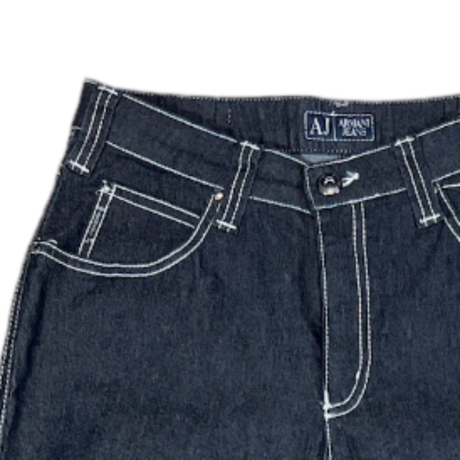 Armani Armani Jeans Gray Denim Pants | Size 28 Size 28" / US 6 / IT 42 - 3 Thumbnail
