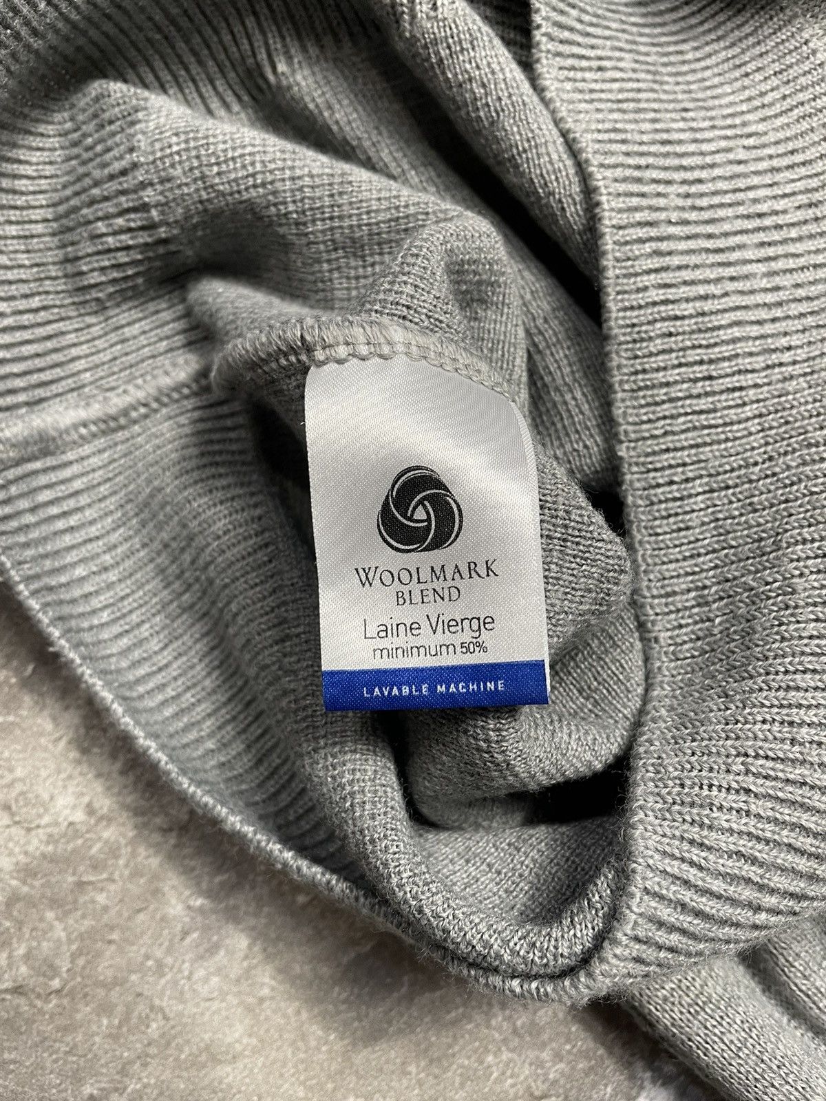 Lacoste Vintage Lacoste Chemise 90s Knit Sweater Wool Grey Y2K Size US S / EU 44-46 / 1 - 4 Thumbnail
