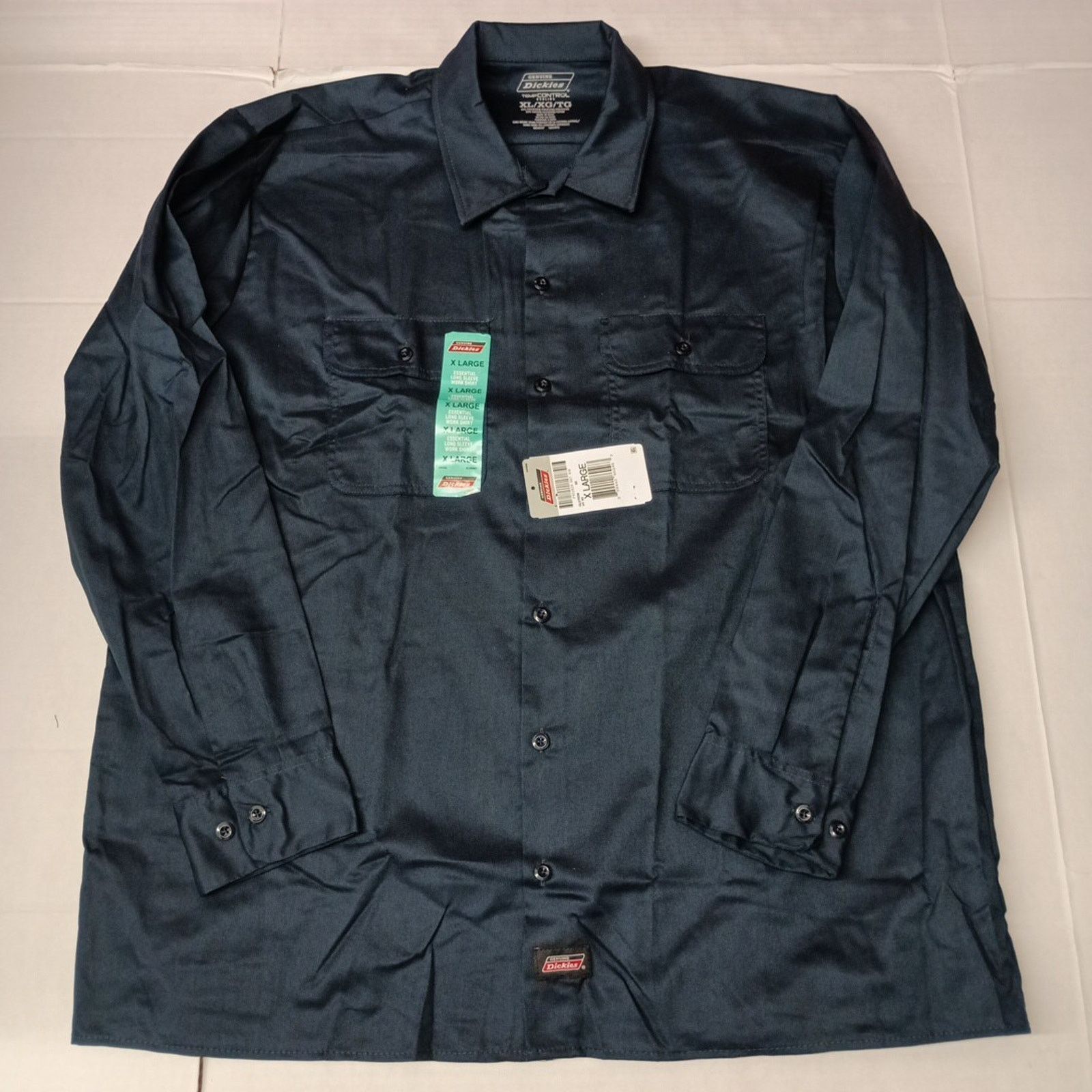 Dickies Dickies Essential Work Shirt Men's Size XL Blue Temp Control Size US XL / EU 56 / 4 - 1 Thumbnail