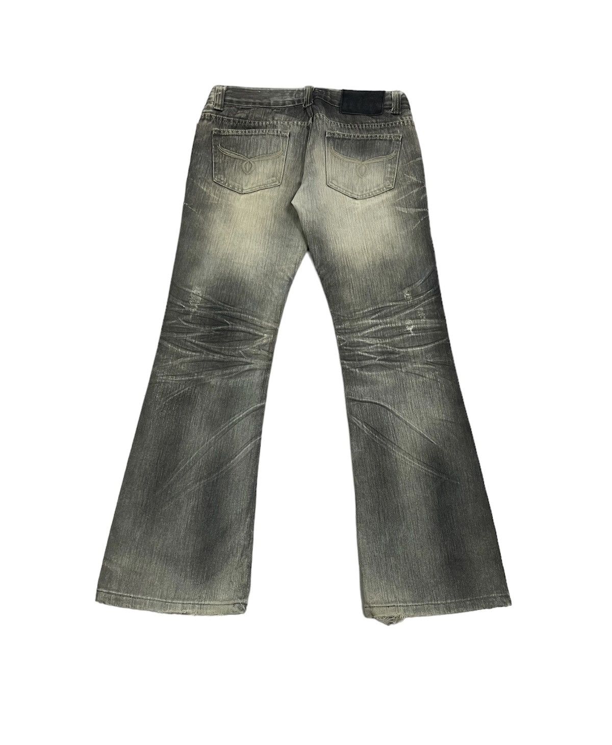 CRZM Japan Flare Distressed Jeans