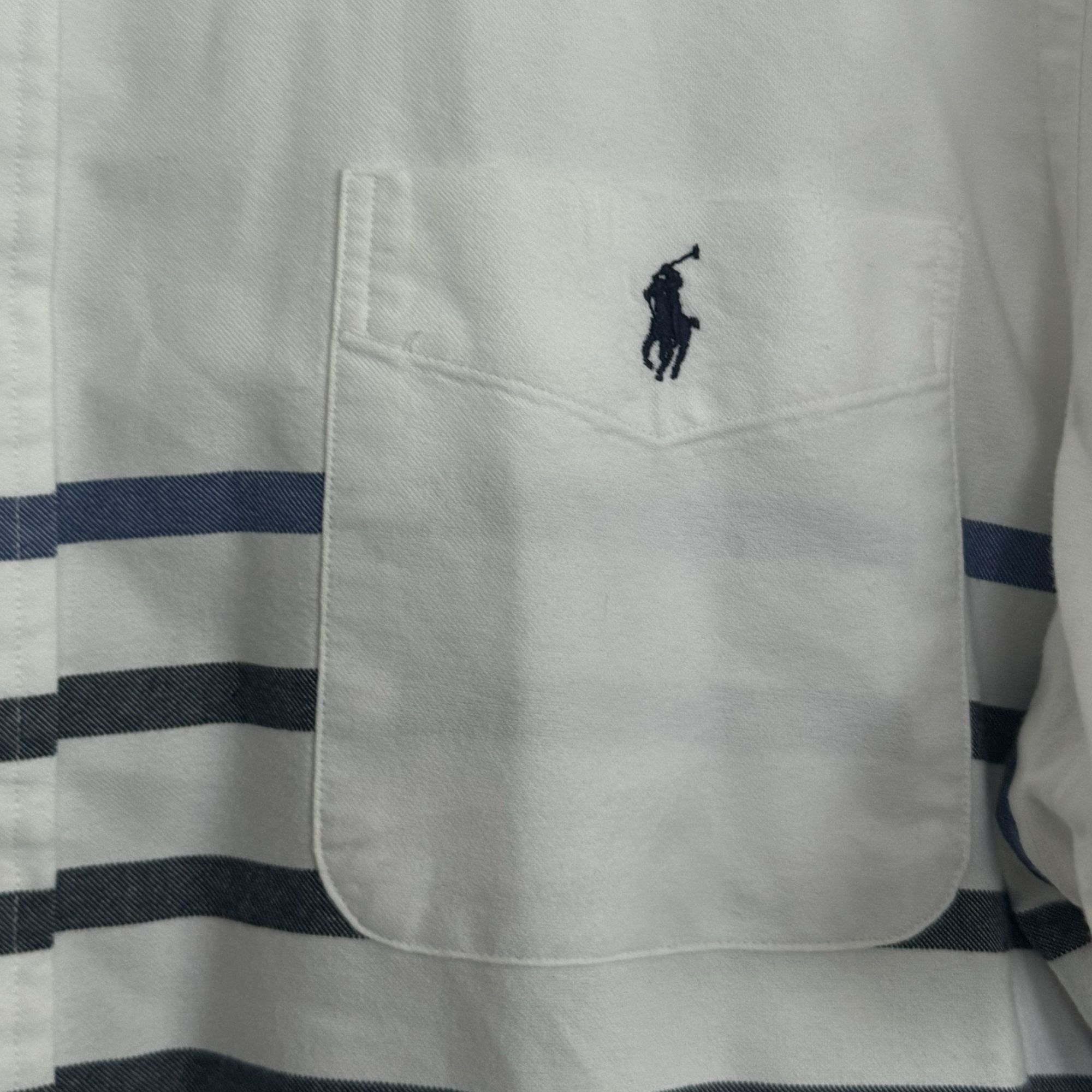 Ralph Lauren Ralph Lauren Men's Striped Oxford Button Down Shirt XXL Size US XXL / EU 58 / 5 - 3 Thumbnail