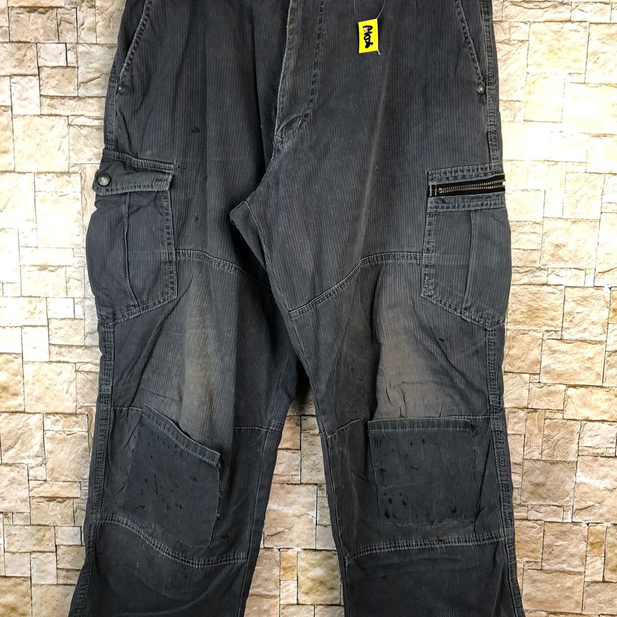 Japanese Brand Dogman Dark Blue Cargo Multipocket Pants #A1028 Size US 32 / EU 48 - 6 Thumbnail