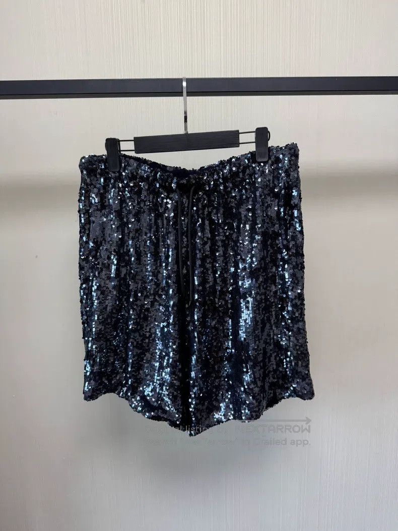 Dries Van Noten Dries Van Noten Sequin shorts| Size 34" / US 12 / IT 48 - 1 Thumbnail