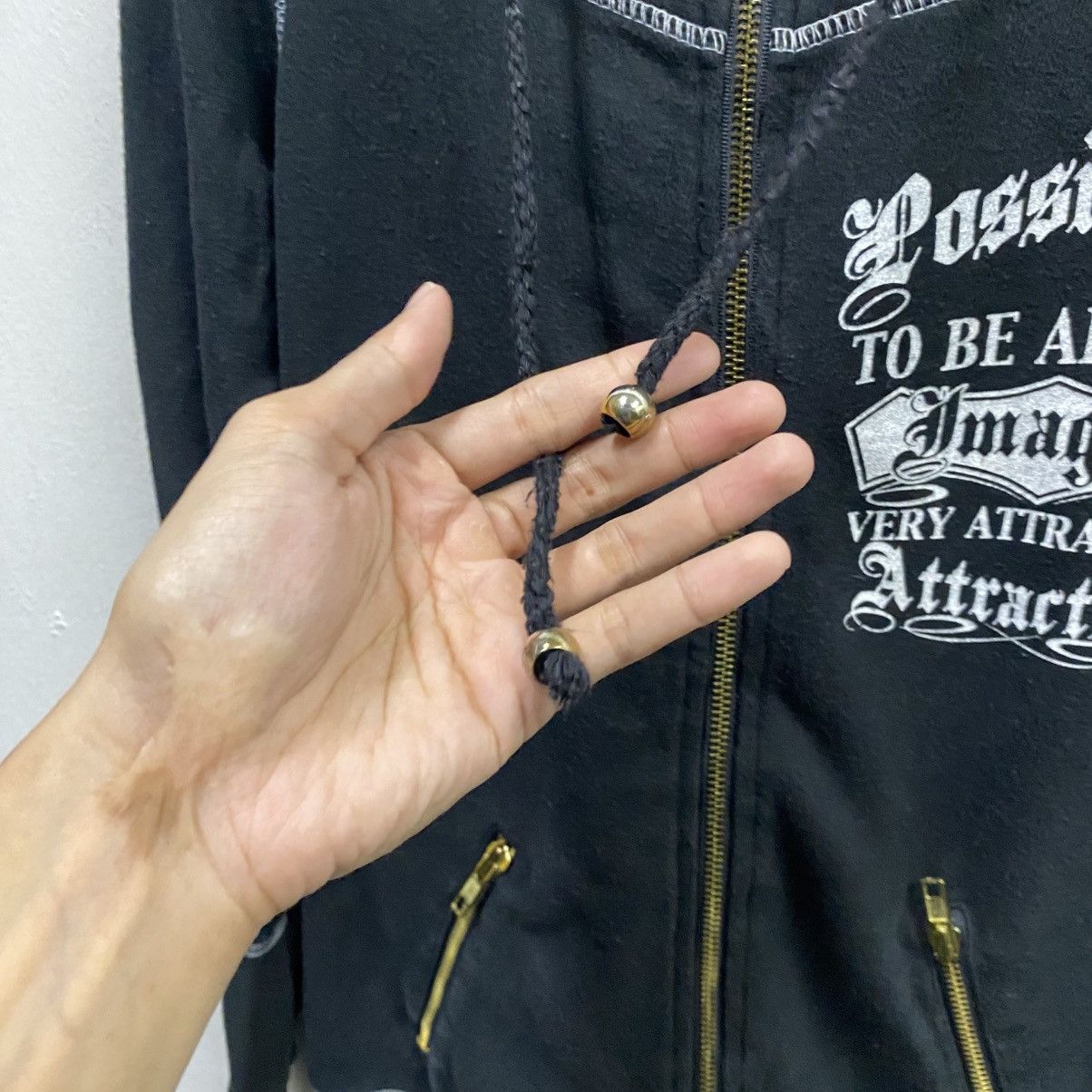Japanese Brand Japanese Brand Real Ma*rs Gothic Punk Full Zip Hoodie Size US S / EU 44-46 / 1 - 10 Thumbnail
