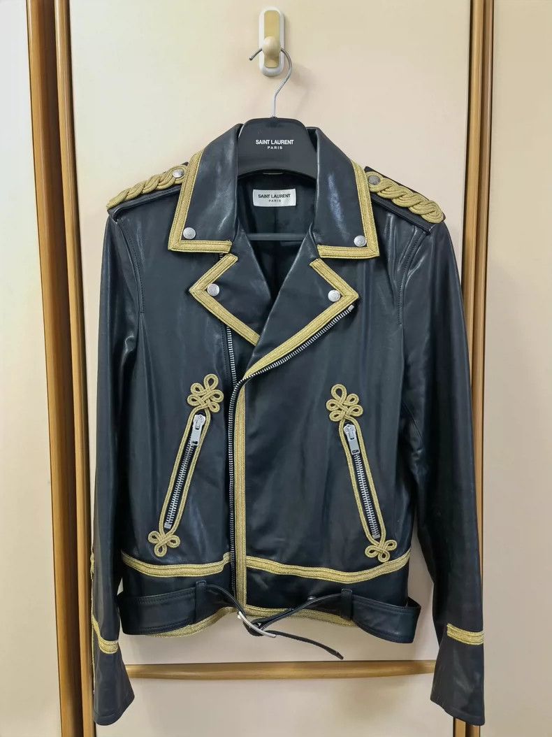 Saint Laurent Paris Saint Laurent Paris 2015 SS Palace Leather jacket Size M / US 6-8 / IT 42-44 - 1 Thumbnail