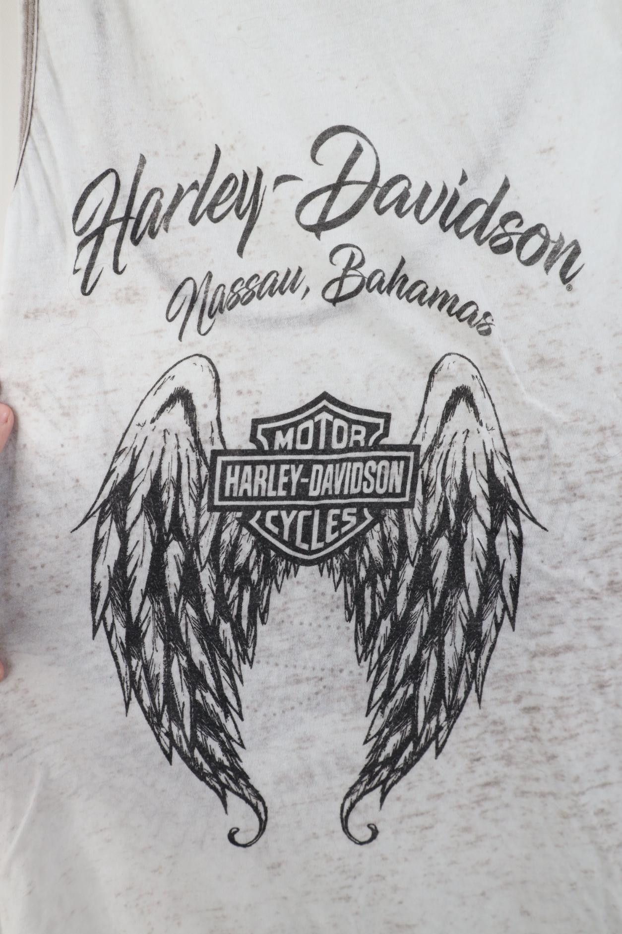 Harley Davidson Vintage Y2K Harley Davidson Sheer Jersey Tank Top T-Shirt Size XL / US 12-14 / IT 48-50 - 8 Thumbnail