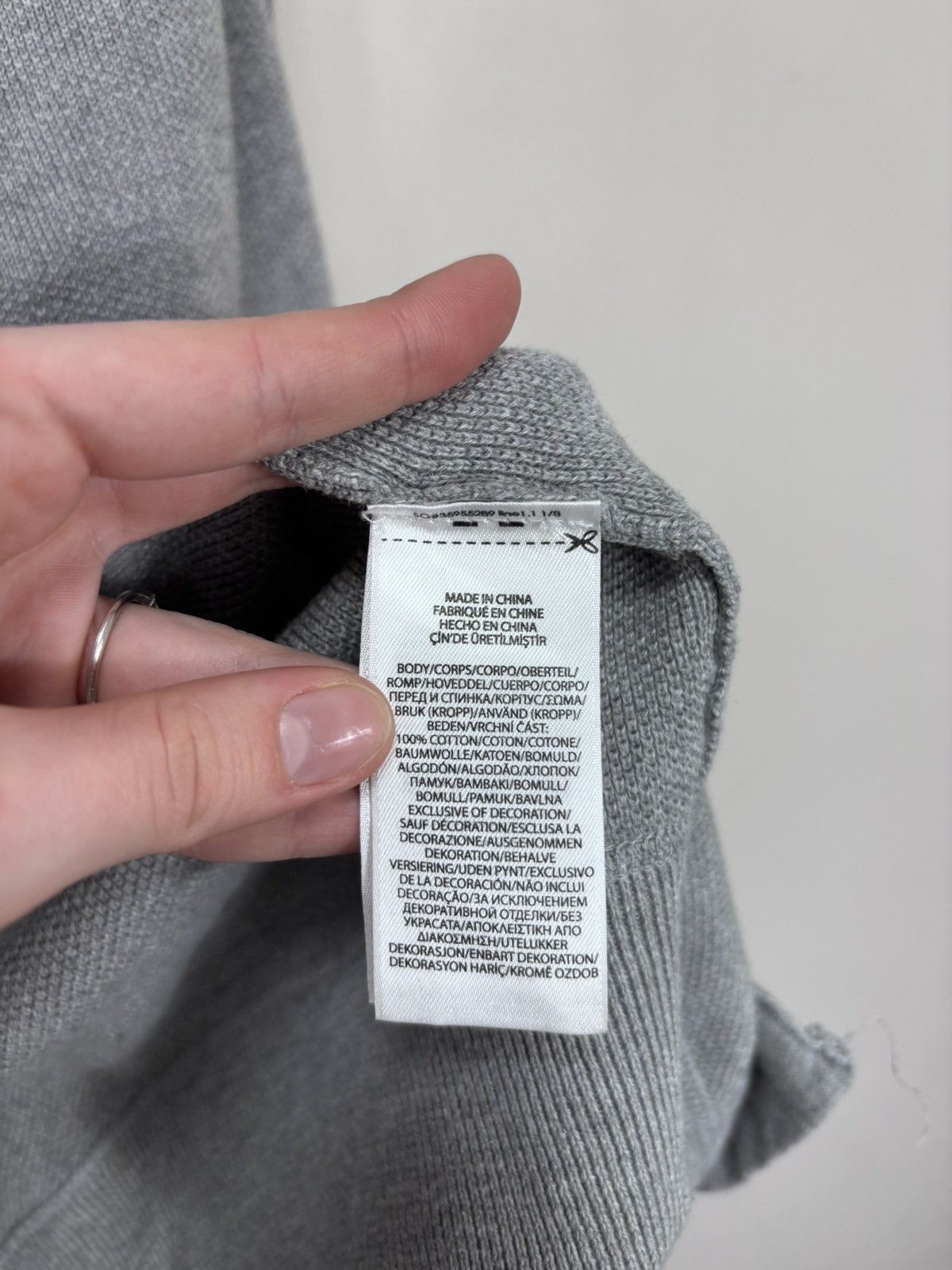 Polo Ralph Lauren Polo Ralph Lauren Men’s Grey Pima Cotton Full Zip Sweater Size US XL / EU 56 / 4 - 13 Thumbnail
