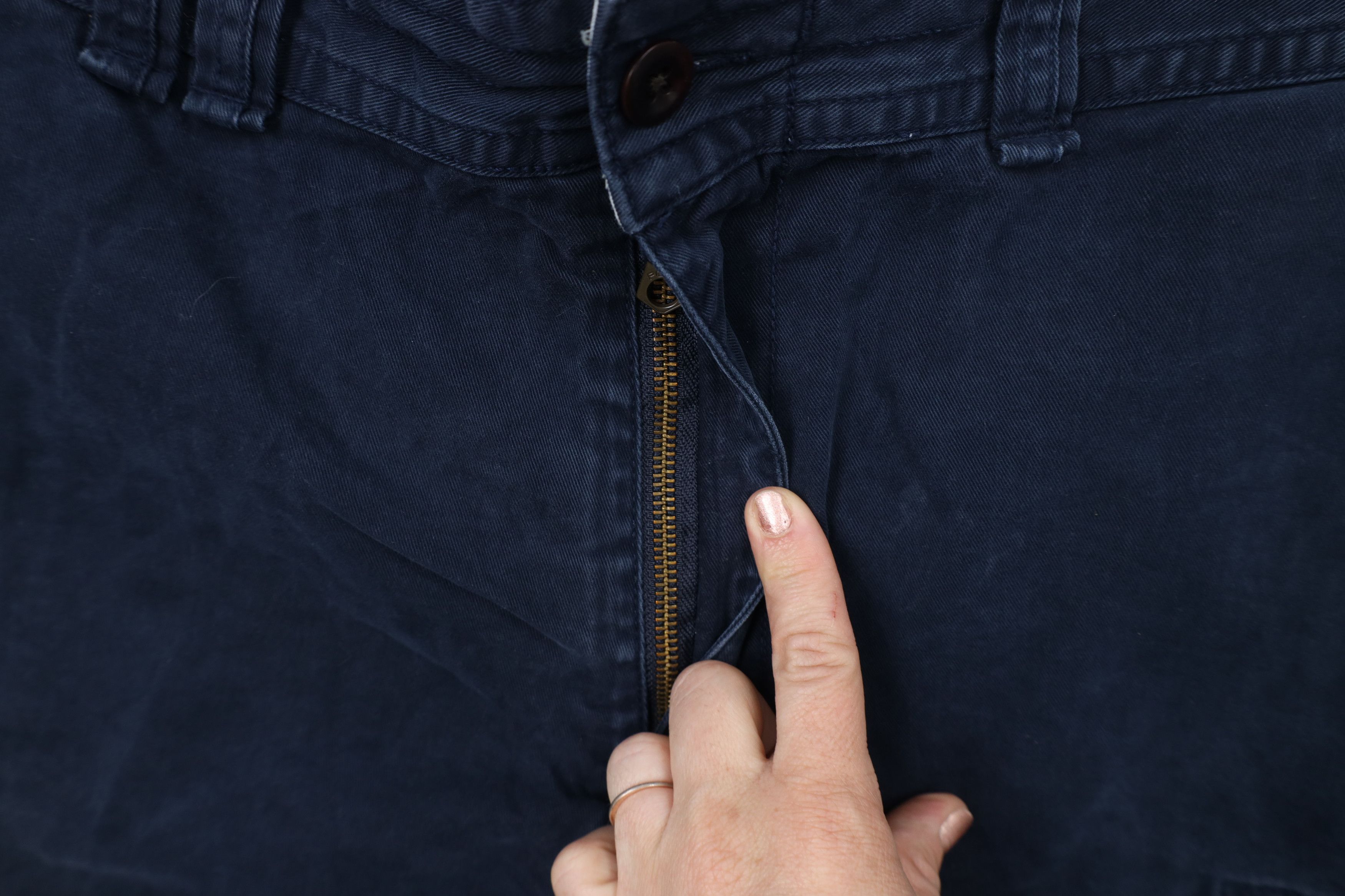Ralph Lauren × Vintage Vintage Ralph Lauren Heavyweight Cargo Shorts Navy Blue Size US 42 / EU 58 - 7 Thumbnail