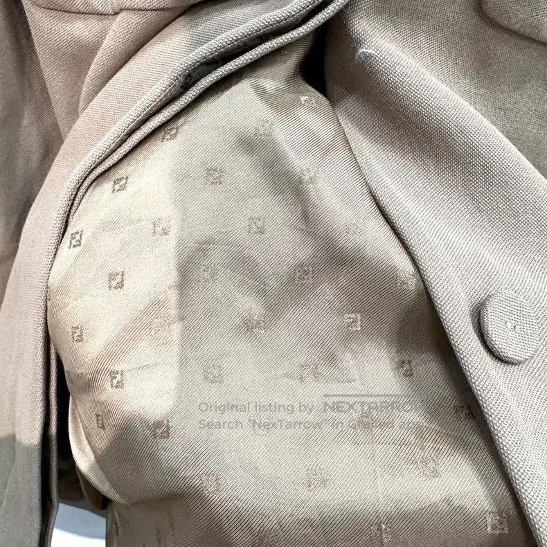 Fendi Fendi Twill Wool with Sheepskin Collar, Embroidered Letter Size S / US 4 / IT 40 - 5 Thumbnail