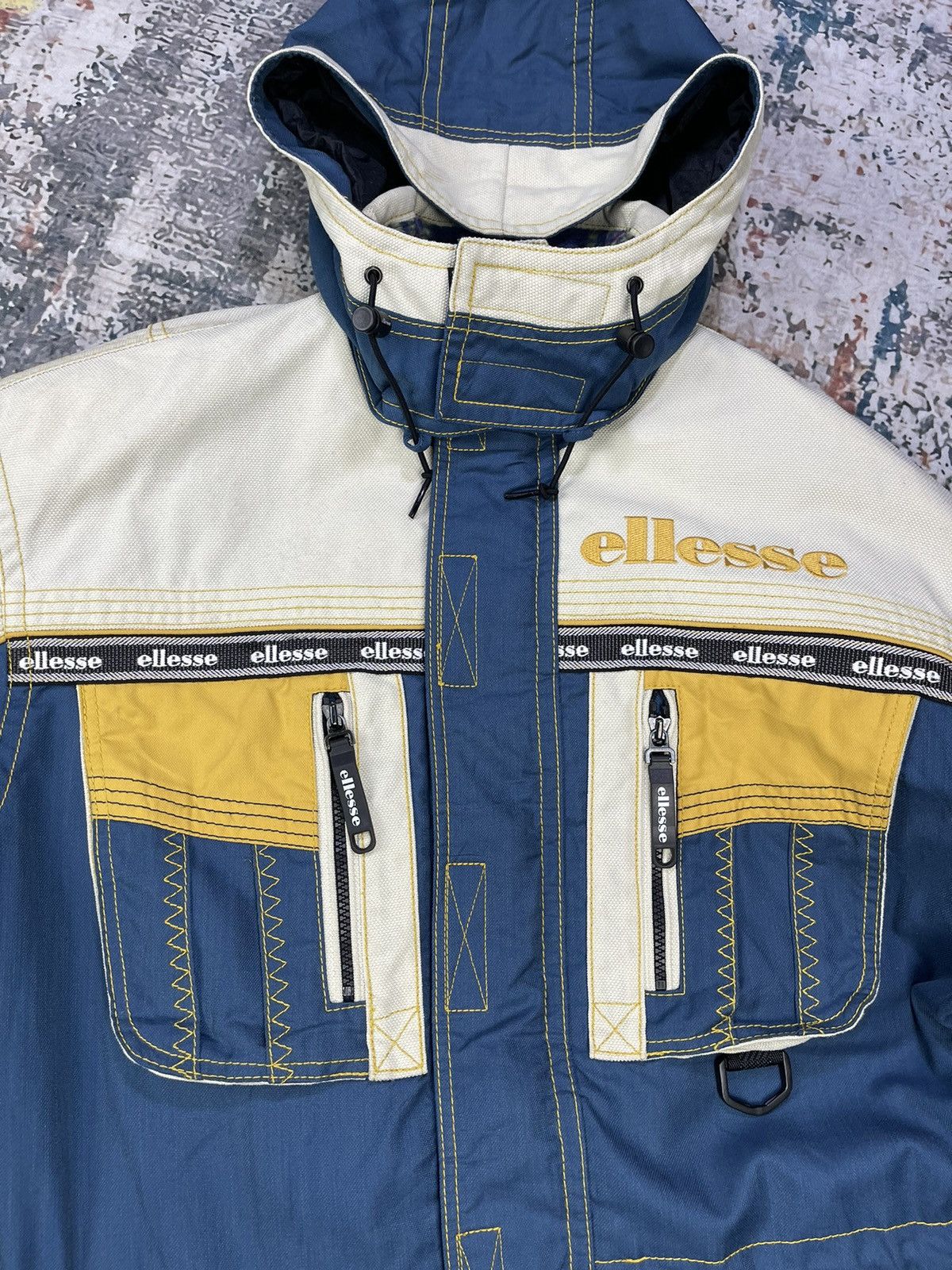 Ellesse Vintage Ellesse Thinsulate 3M Thermal Parka Jackets Size US L / EU 52-54 / 3 - 7 Thumbnail