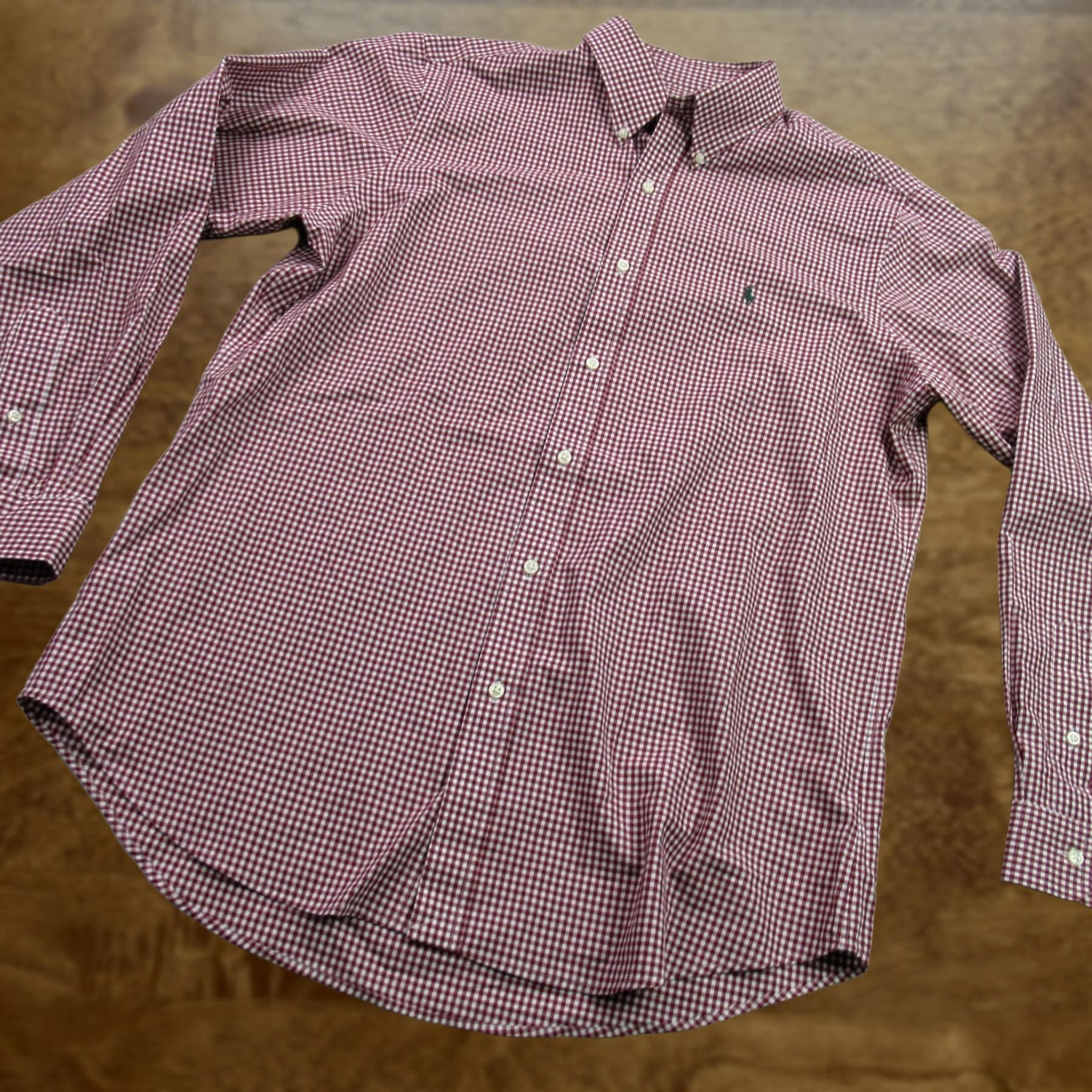 Polo Ralph Lauren Polo Ralph Lauren Shirt Mens XL Red Classic Fit Long Sleeve Button Front Size US XL / EU 56 / 4 - 1 Thumbnail