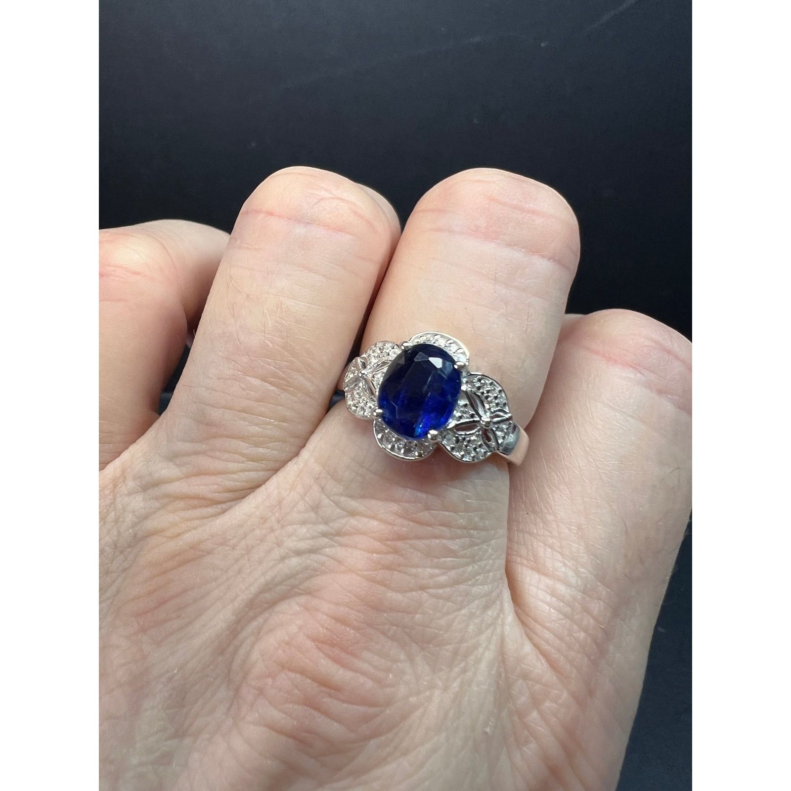 Other NEW Blue kyanite Sterling silver ring size 8 Size ONE SIZE - 15 Thumbnail