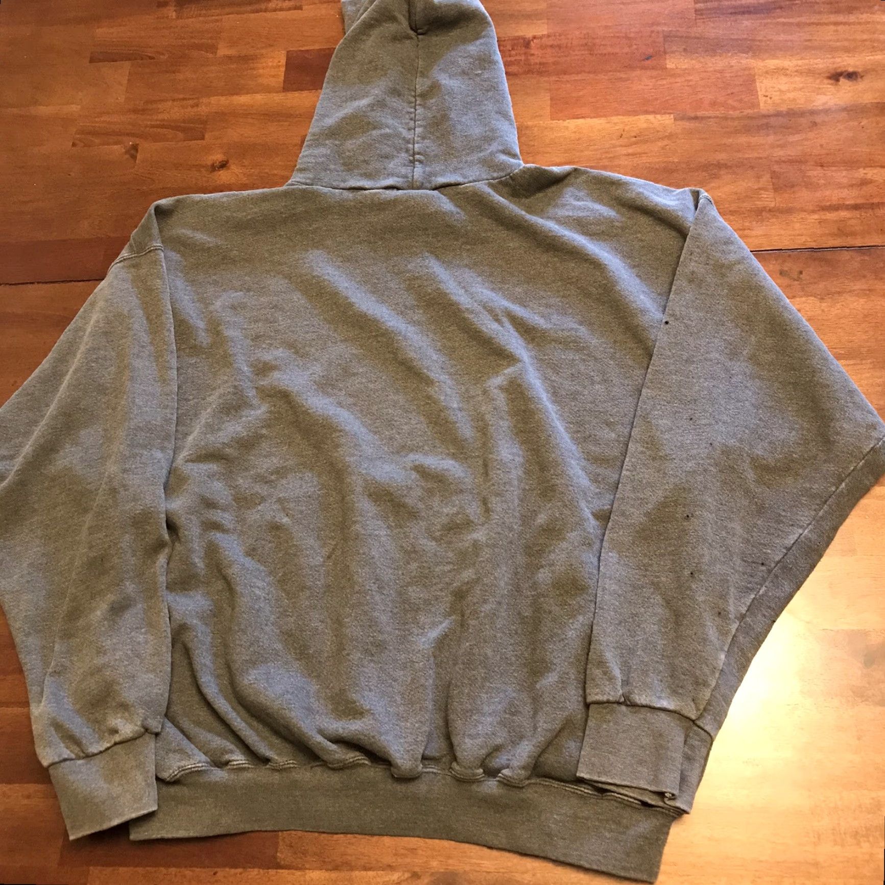 Nike VTG Nike Hoodie SweatShirt Hooded Big Swoosh Travis Scott Hype Hoodie Men L Gray Vintage Size US L / EU 52-54 / 3 - 3 Thumbnail