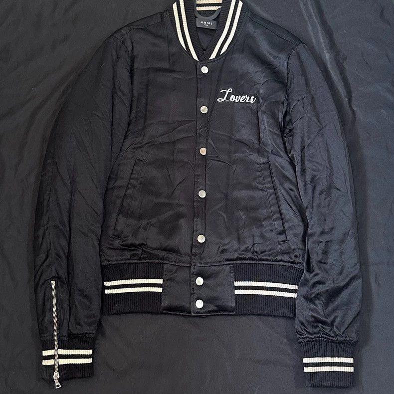 Amiri Amiri 17AW Silk lovers baseball jacket Size US L / EU 52-54 / 3 - 2 Thumbnail