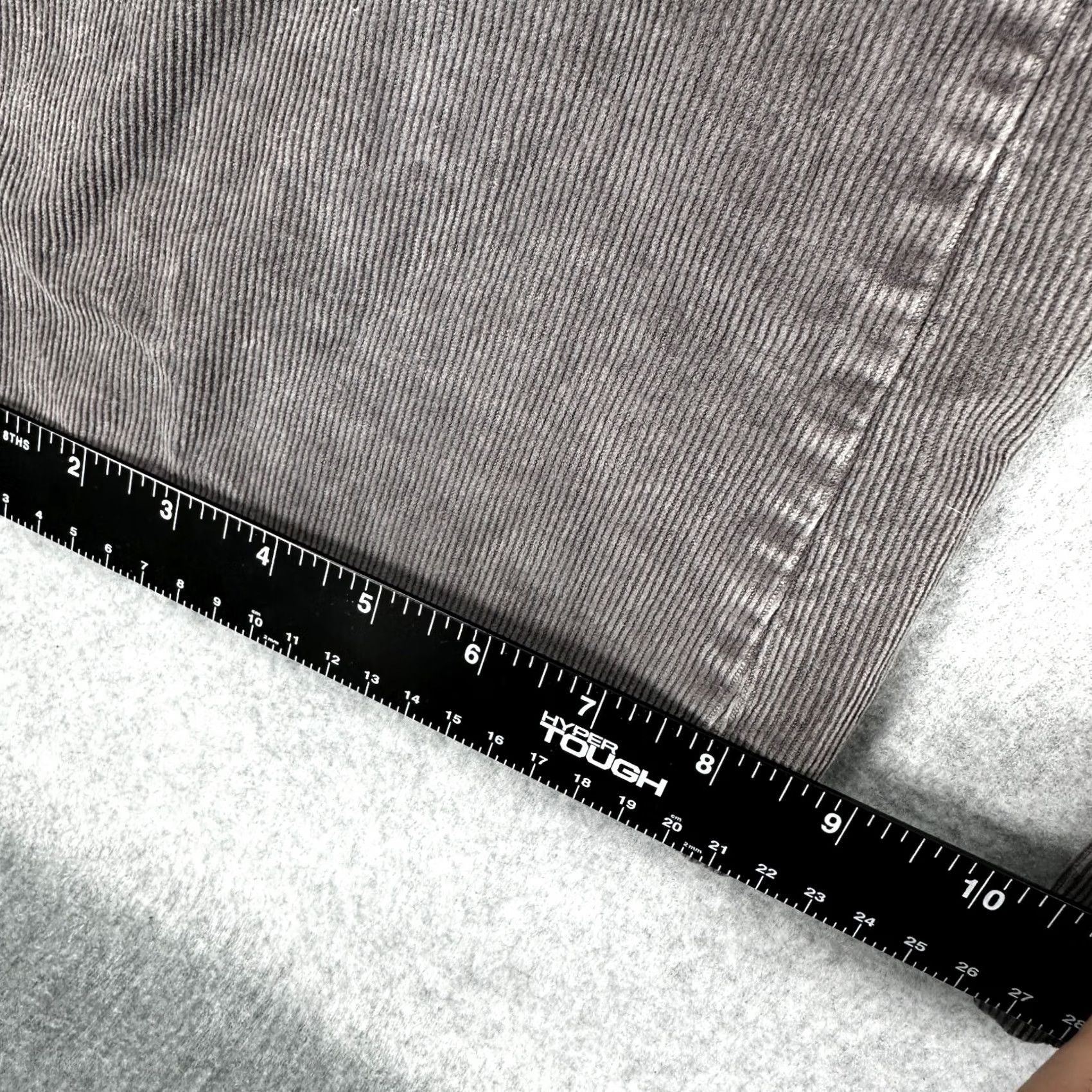 Vintage St. John's Bay Chino Pants Dark Gray Women's 12P Corduroy Flat Front Bootcut Pockets Petite Boys? Size 34" / US 12 / IT 48 - 7 Thumbnail