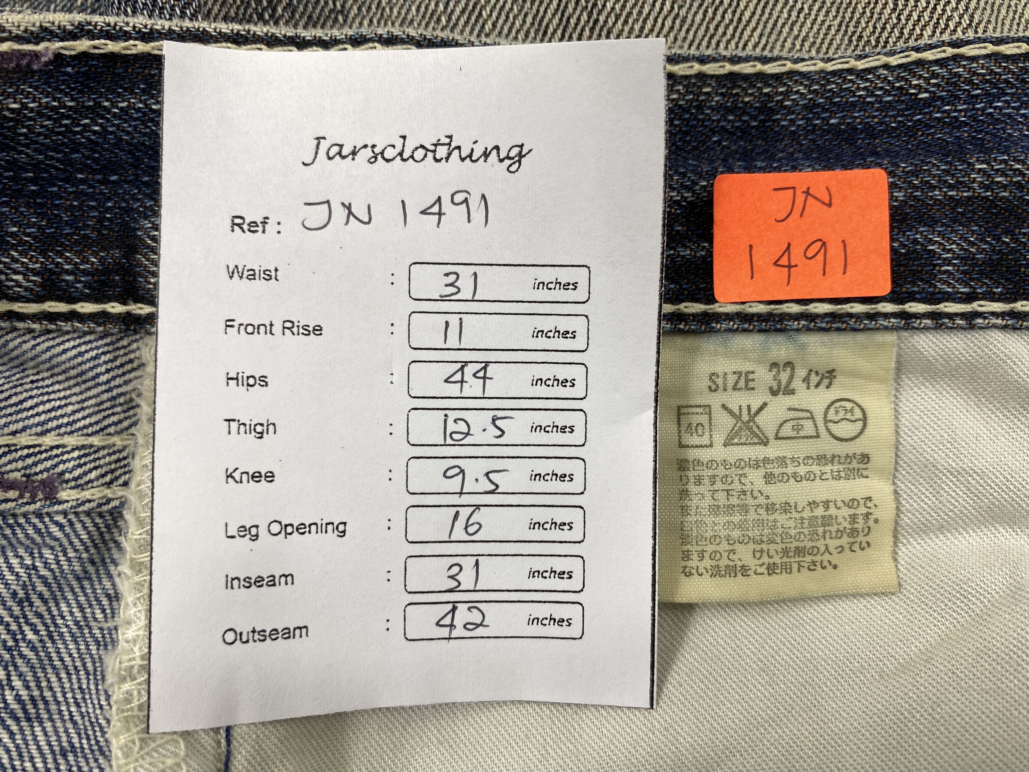 Levi's Light Indigo Blue Vintage Levi's 502 31x31 Denim -JN1491 Size US 31 - 8 Thumbnail