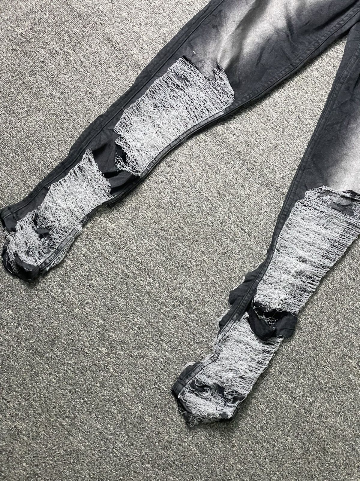 Vintage × semanticdesign SEMANTIC DESIGN Distressed Denim Ripped Jeans (101( Size US 28 / EU 44 - 2 Thumbnail