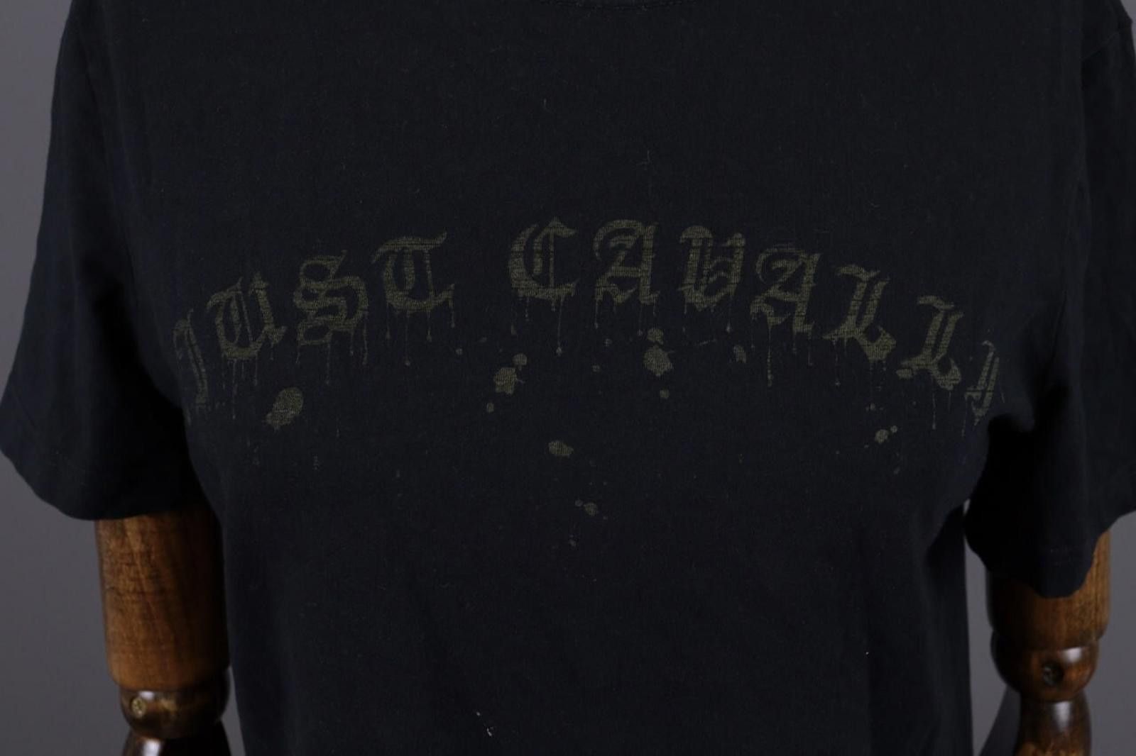 Just Cavalli Just Cavalli Black Big Logo Black T-Shirt Size L Size L / US 10 / IT 46 - 5 Thumbnail