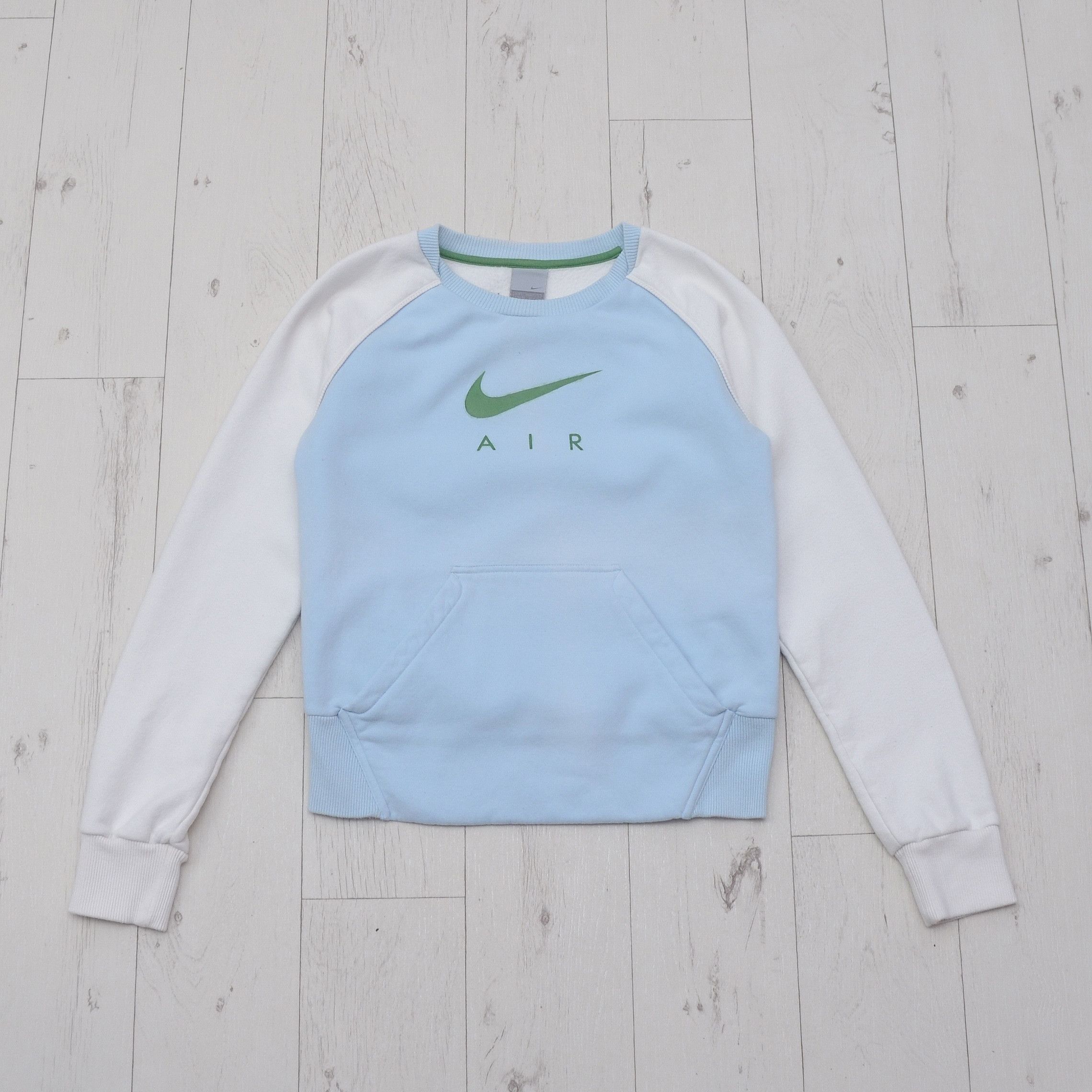 Nike × Vintage Vintage NIKE AIR SWOOSH BIG Logo Raglan Sweatshirt Size M / US 6-8 / IT 42-44 - 1 Thumbnail