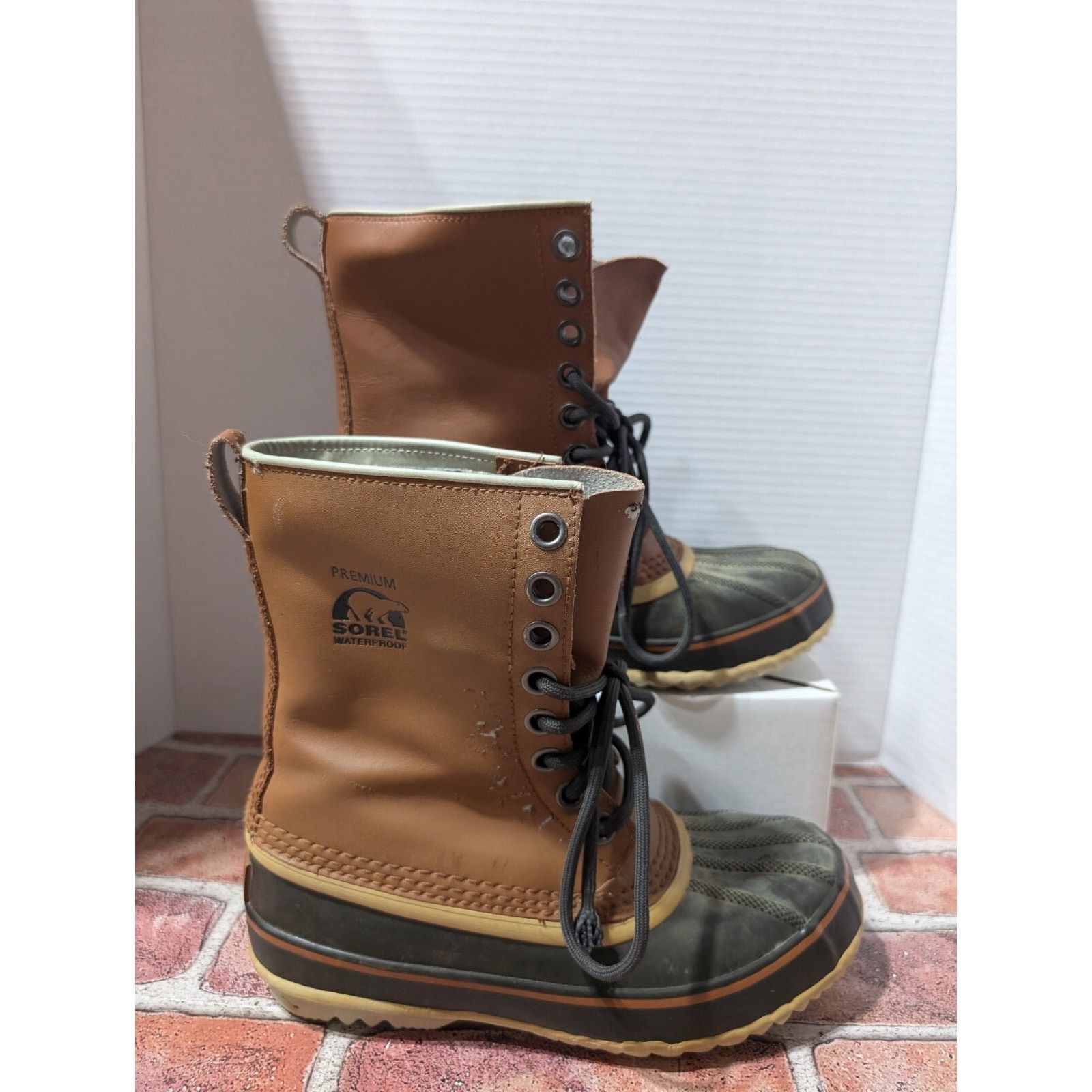 SOREL SOREL 1964 Premium Leather WATERPROOF Snow Boots Mens Sz 8 Size US 8 / EU 41 - 6 Thumbnail