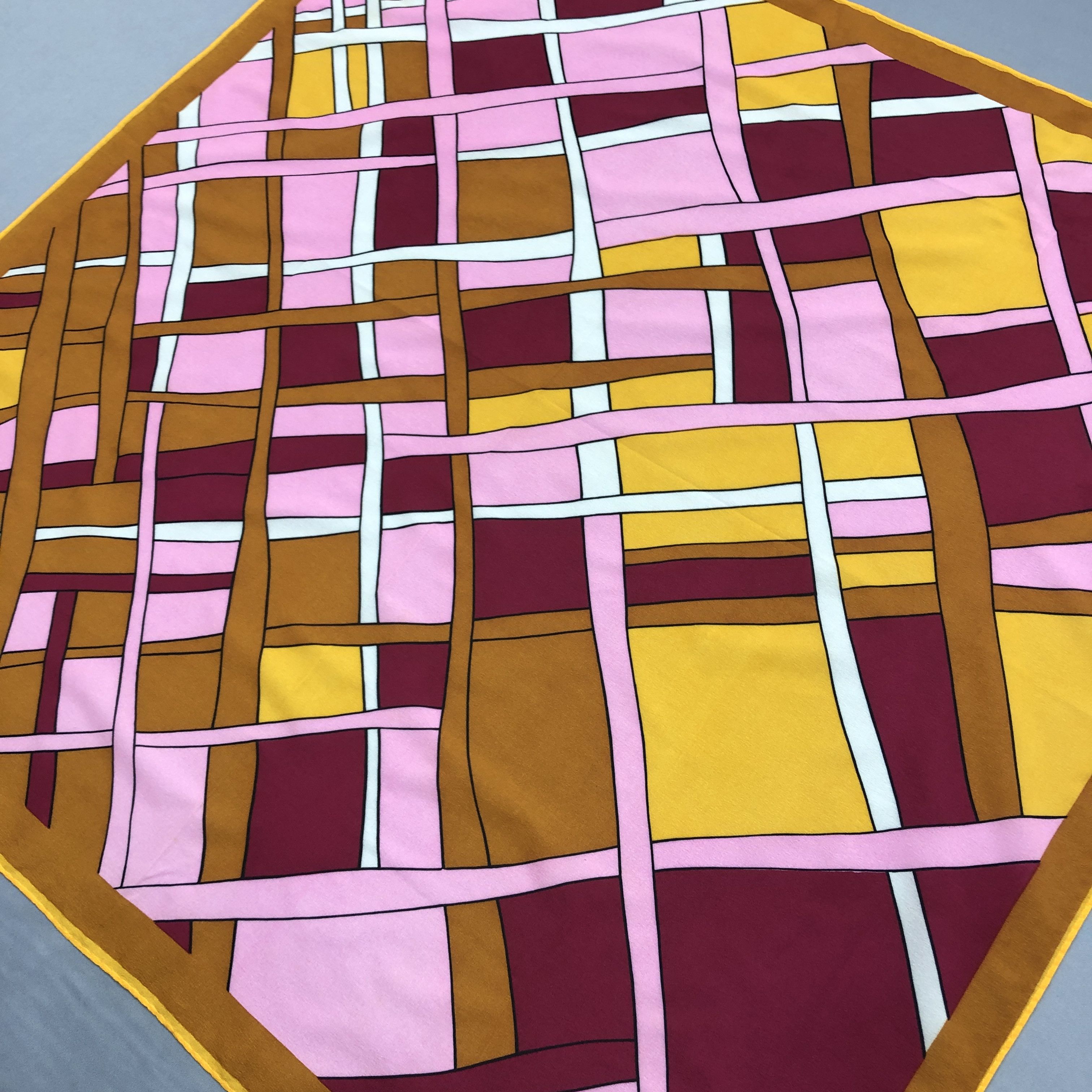 Japanese Brand × Vintage Vintage SILK Scarf Twill Stole Wraps Scarves Size ONE SIZE - 4 Thumbnail