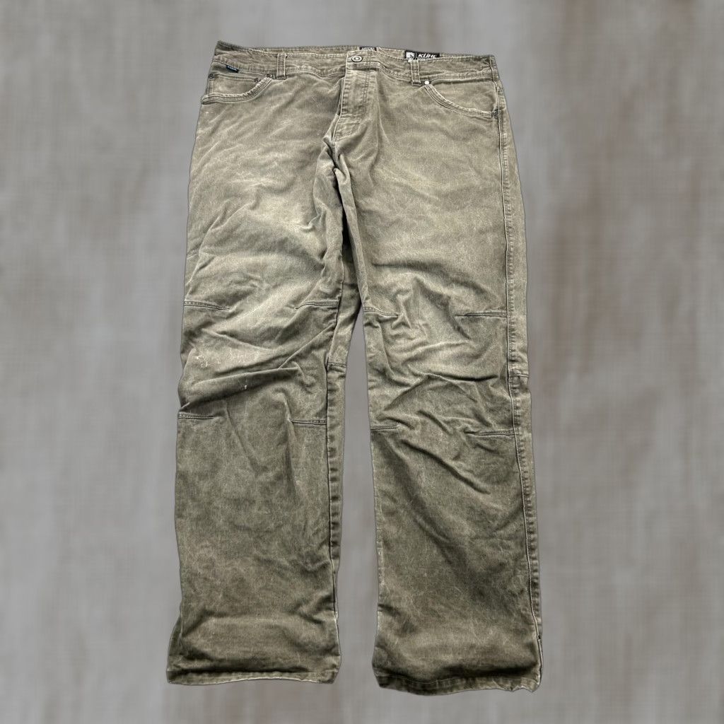 Vintage Kuhl Rydr Mens 40x32 Brown Cotton Relaxed Jeans Outdoor Pants Size US 40 / EU 56 - 1 Thumbnail