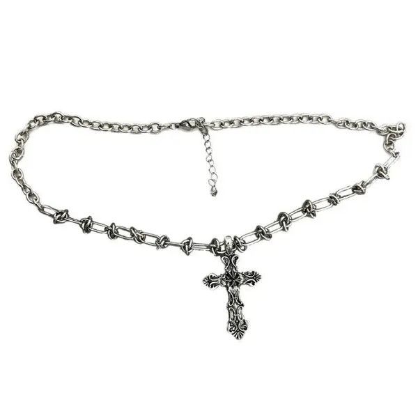 Jewelry Chiyuri x Koike Unique Carved Cross Pendant Necklace Size ONE SIZE - 4 Thumbnail