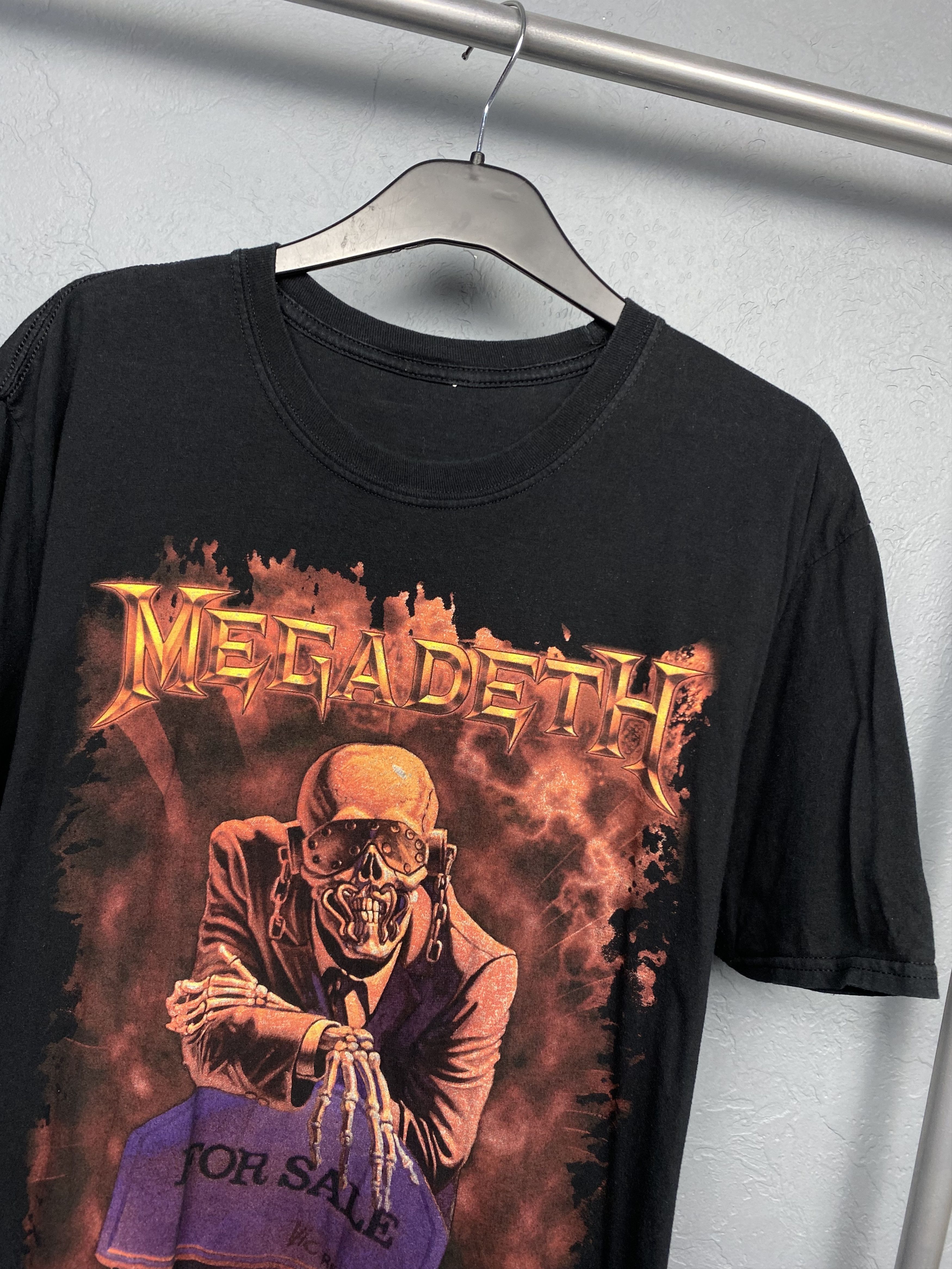 Megadeth Megadeth Vintage Mens Rock Band T-Shirt Size US L / EU 52-54 / 3 - 2 Thumbnail