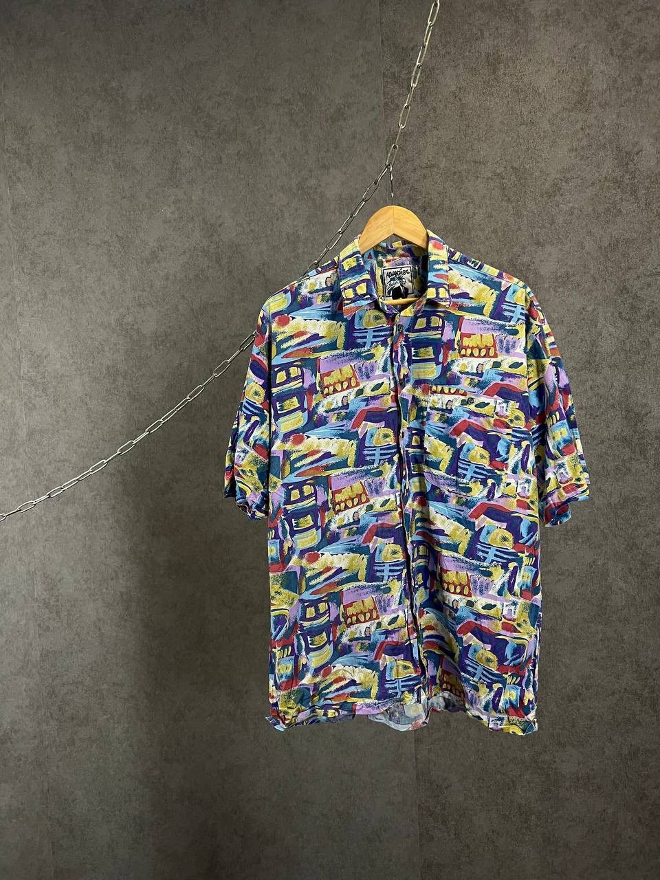 Vintage Art crazy Hawaiian vintage shirt Size US XL / EU 56 / 4 - 1 Thumbnail